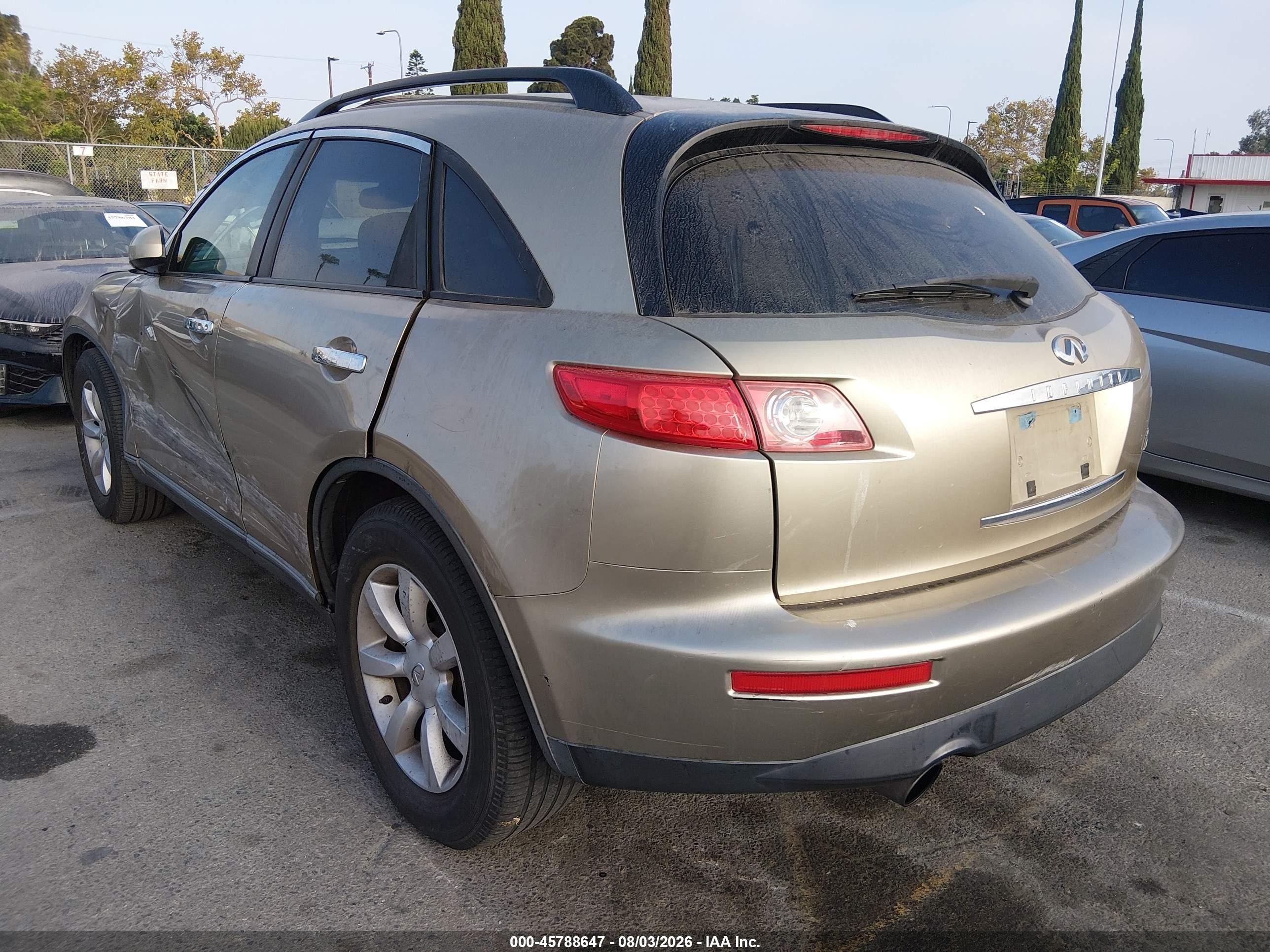 2004 Infiniti Fx35   Gold vin: JNRAS08U04X100179