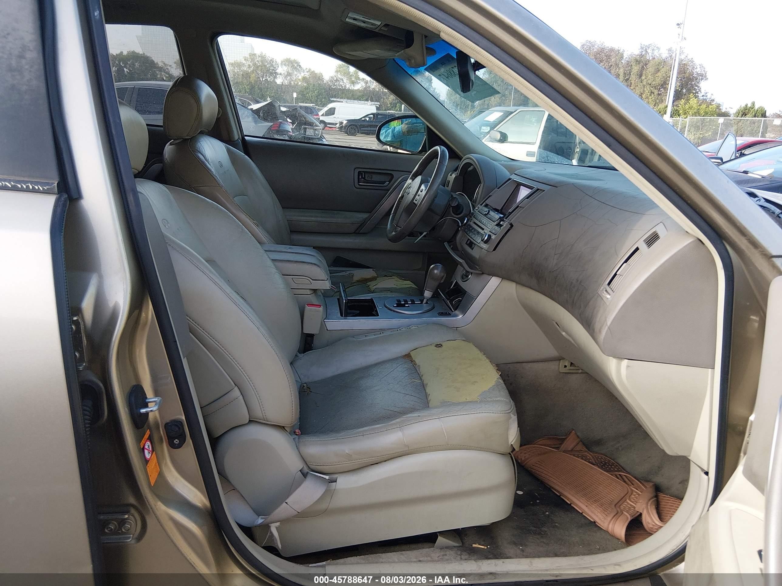 2004 Infiniti Fx35   Gold vin: JNRAS08U04X100179