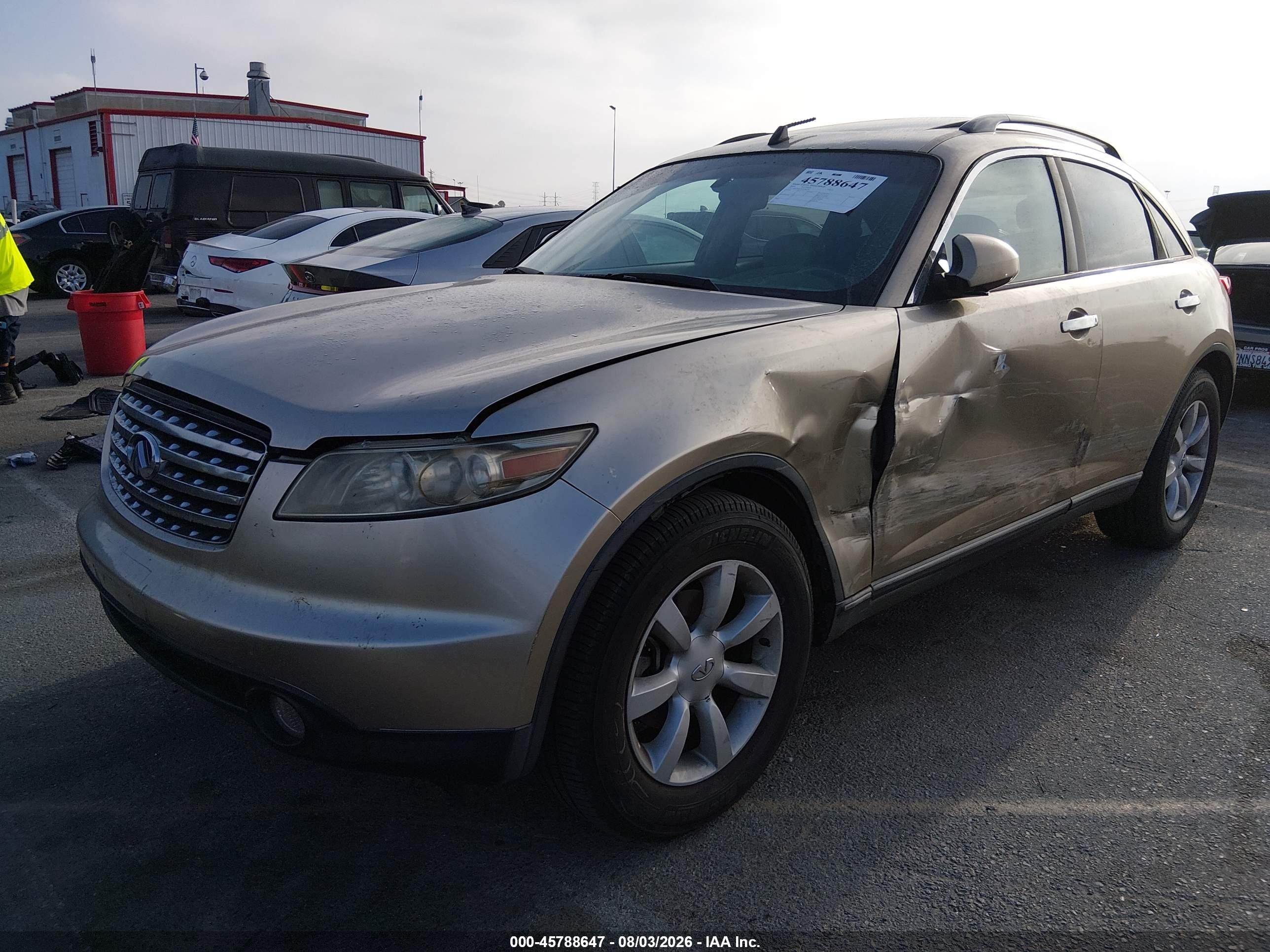 2004 Infiniti Fx35   Gold vin: JNRAS08U04X100179