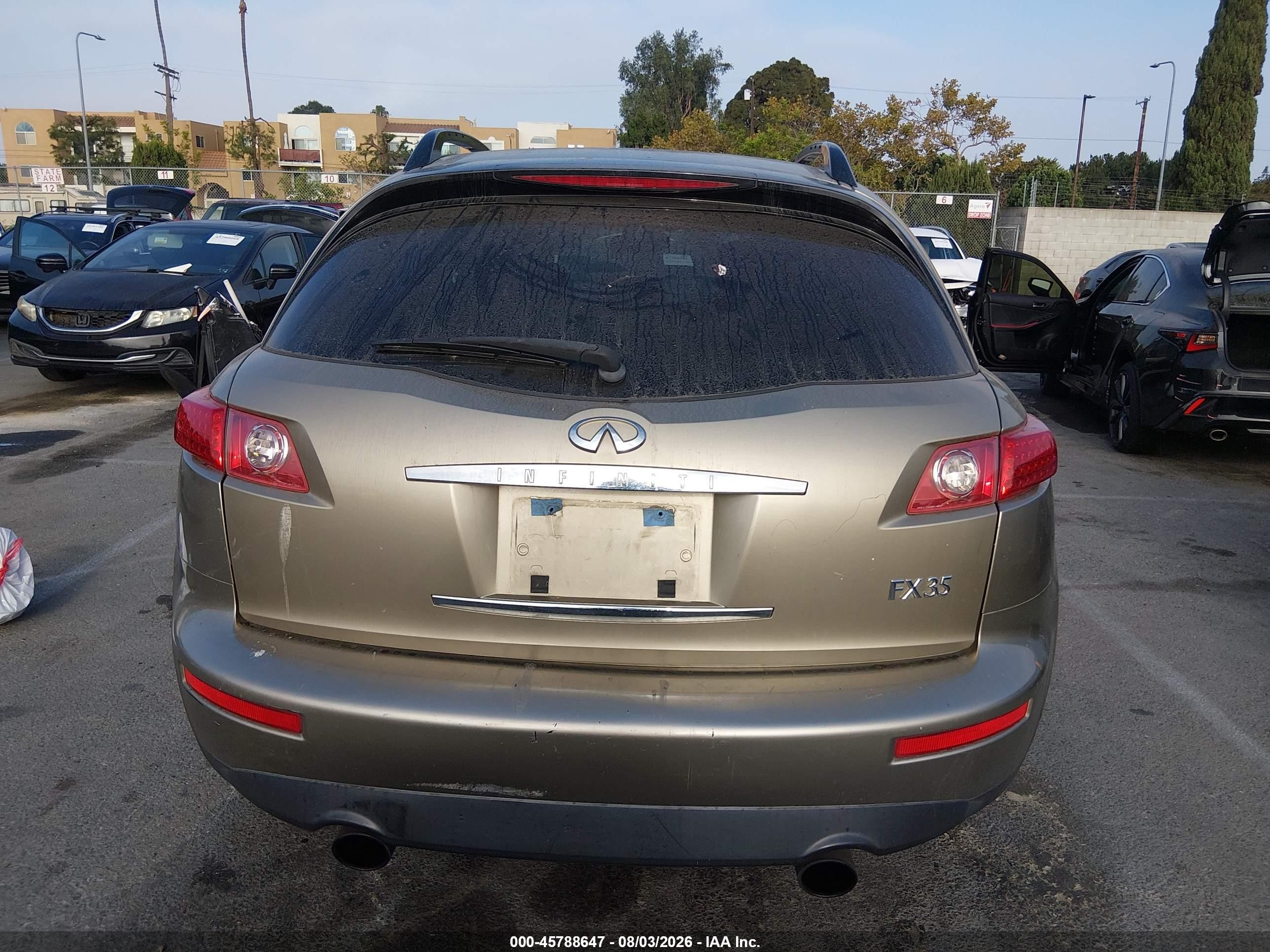 2004 Infiniti Fx35   Gold vin: JNRAS08U04X100179