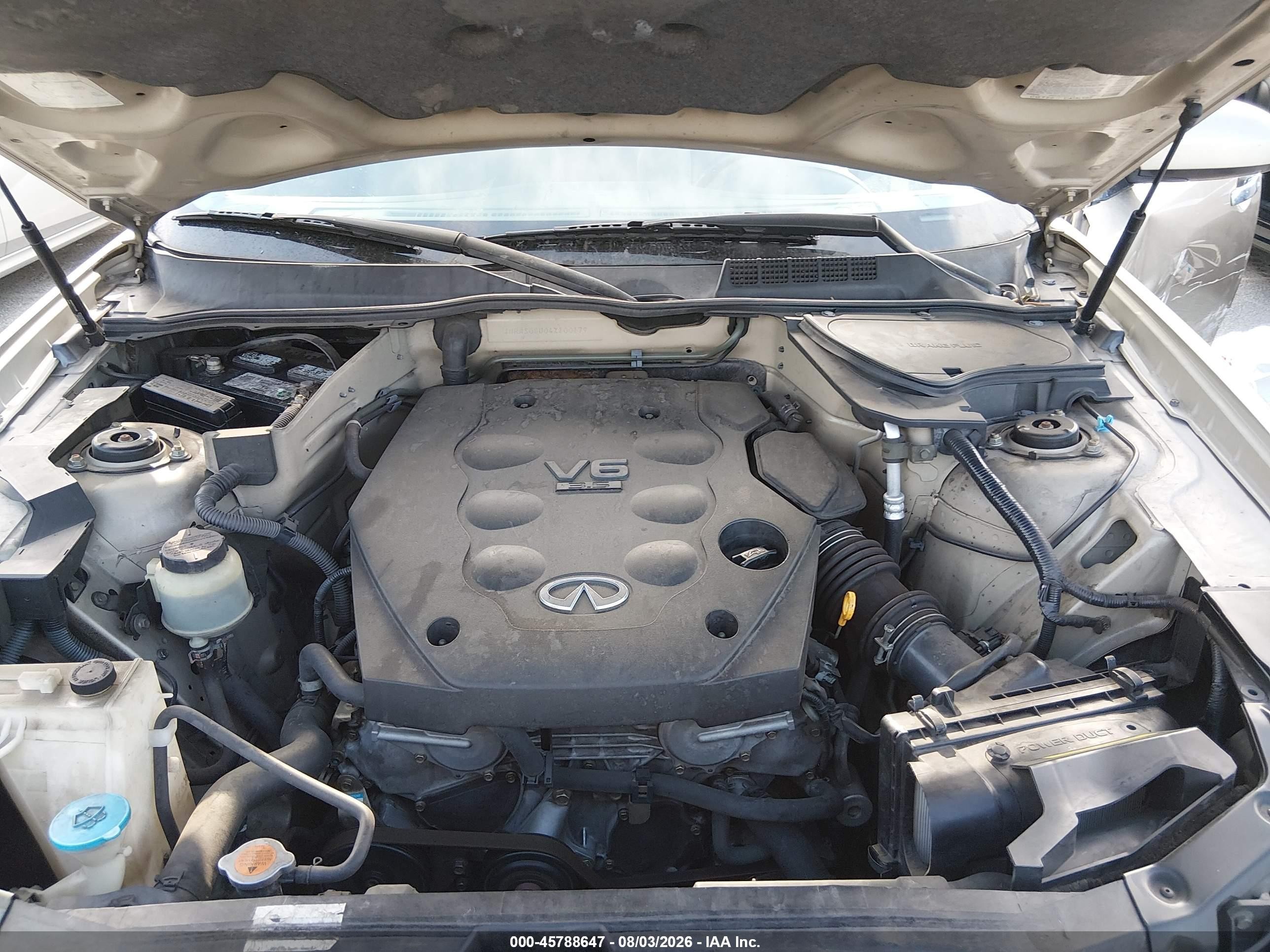 2004 Infiniti Fx35   Gold vin: JNRAS08U04X100179