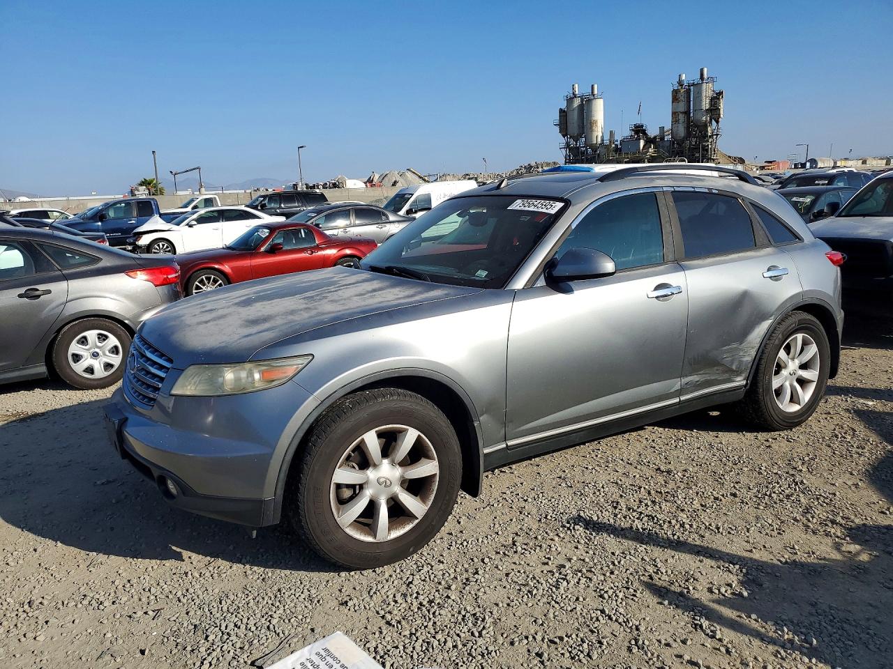2005 Infiniti Fx35 Base Gray vin: JNRAS08U05X109563