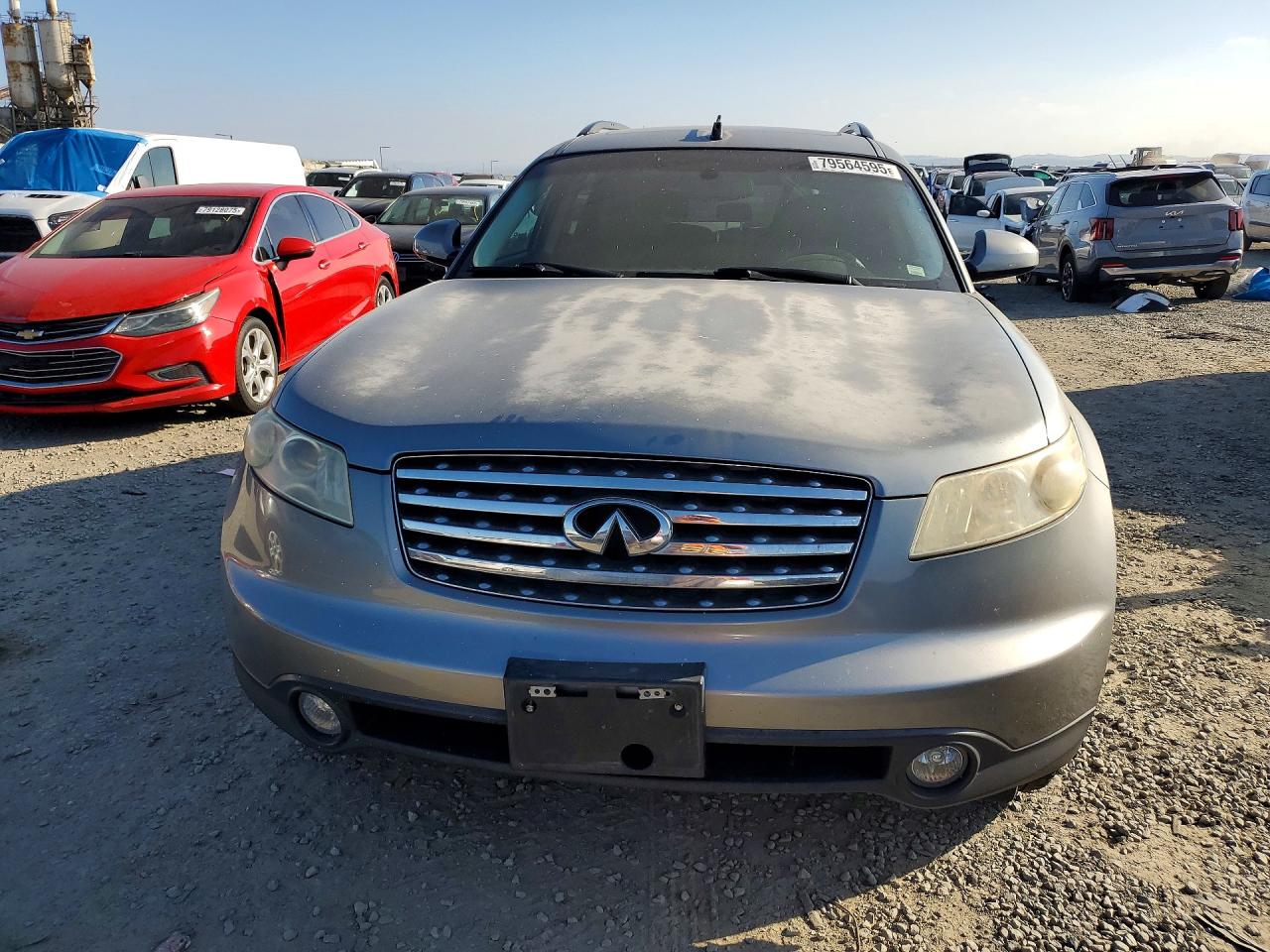 2005 Infiniti Fx35 Base Gray vin: JNRAS08U05X109563