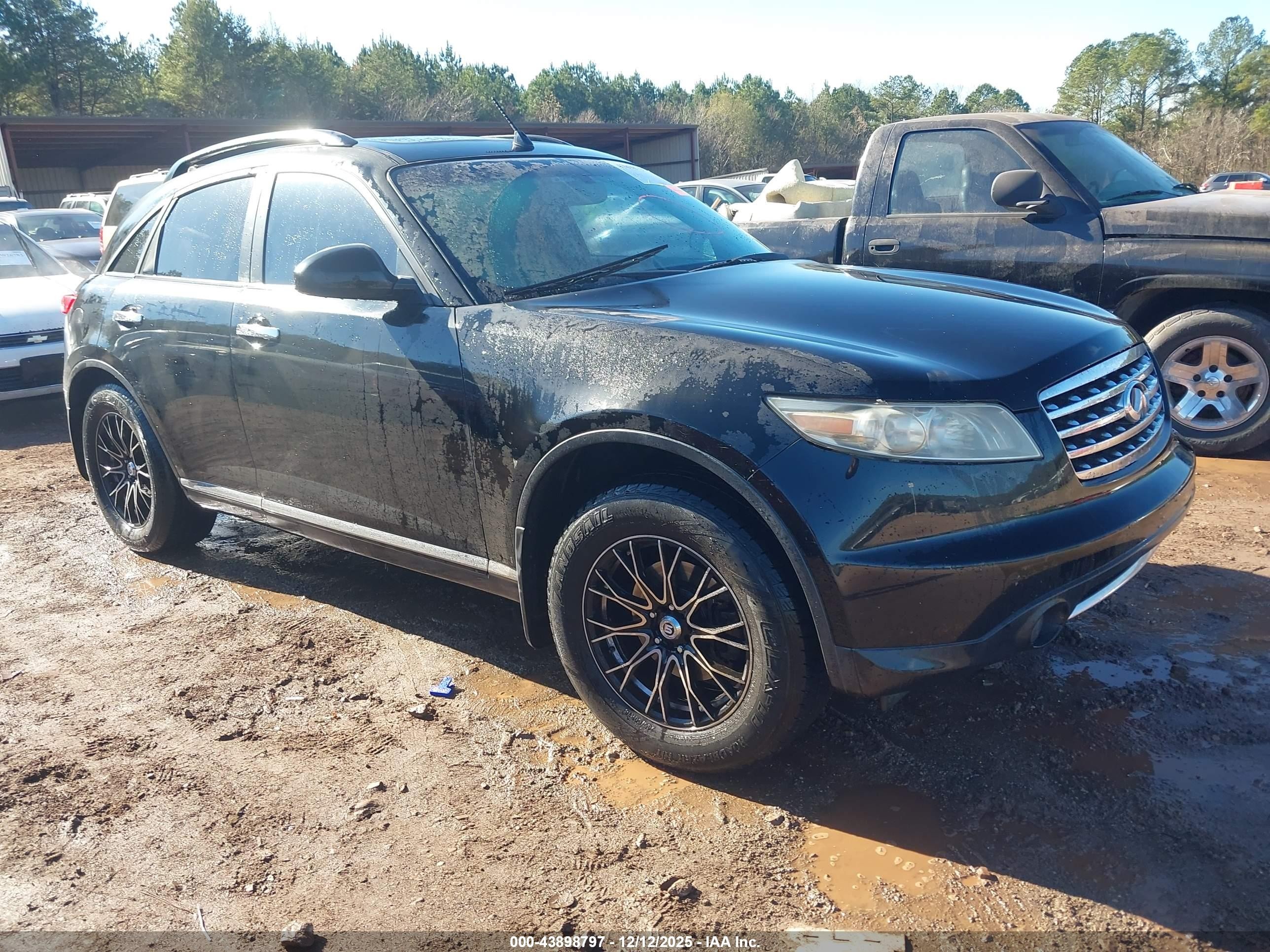 2006 Infiniti Fx35   Черный vin: JNRAS08U06X100508