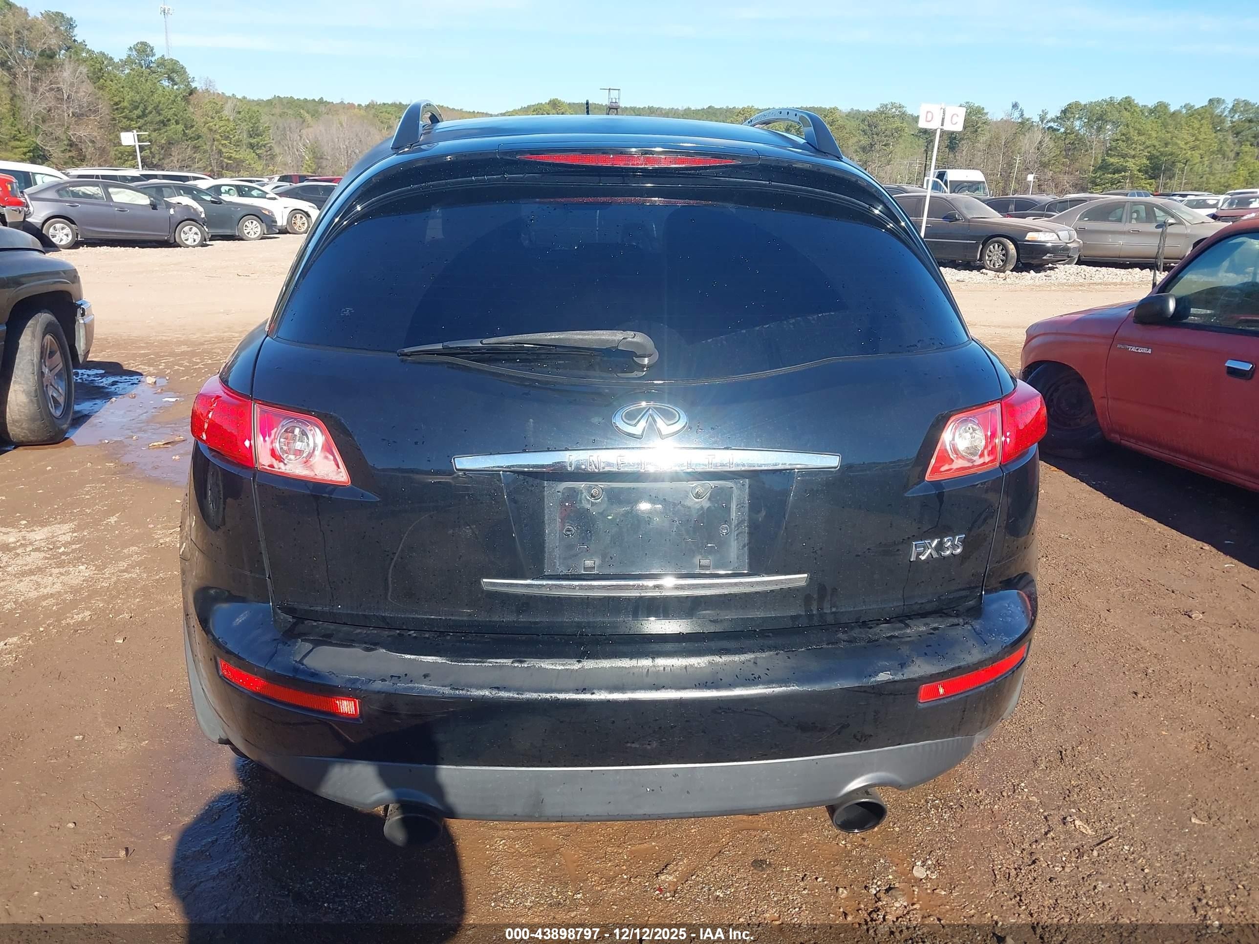 2006 Infiniti Fx35   Черный vin: JNRAS08U06X100508