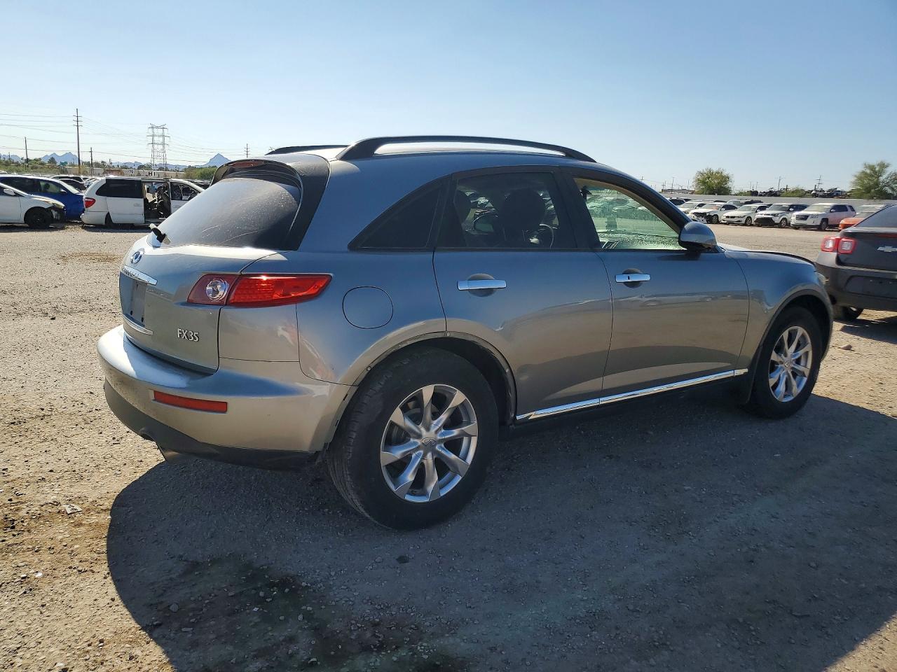 2007 Infiniti Fx35 Base Gray vin: JNRAS08U07X101224