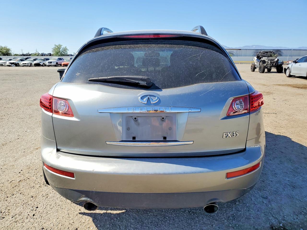 2007 Infiniti Fx35 Base Gray vin: JNRAS08U07X101224