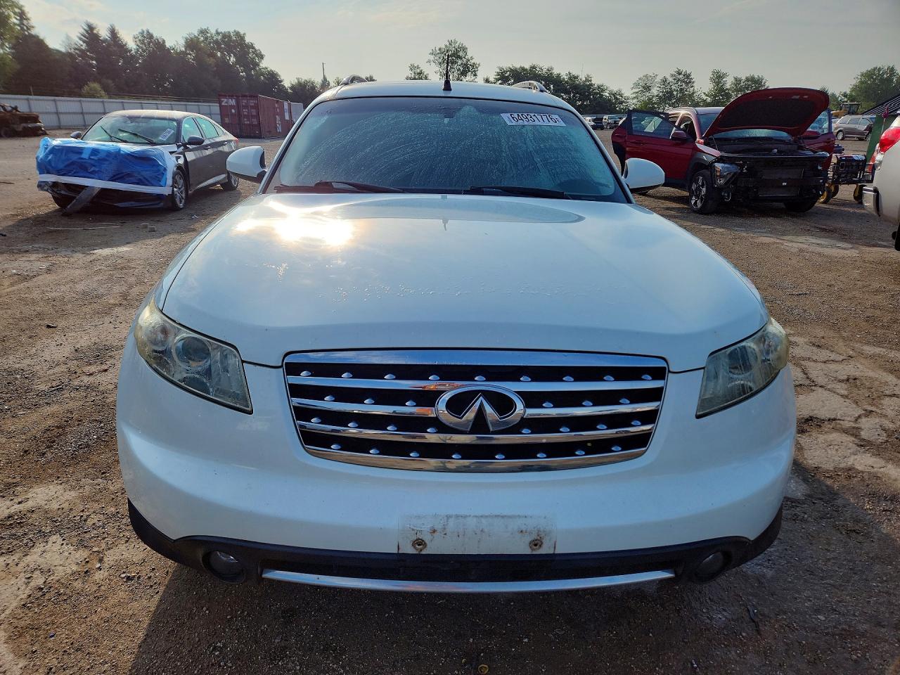 2007 Infiniti Fx35 Base Белый vin: JNRAS08U07X101997