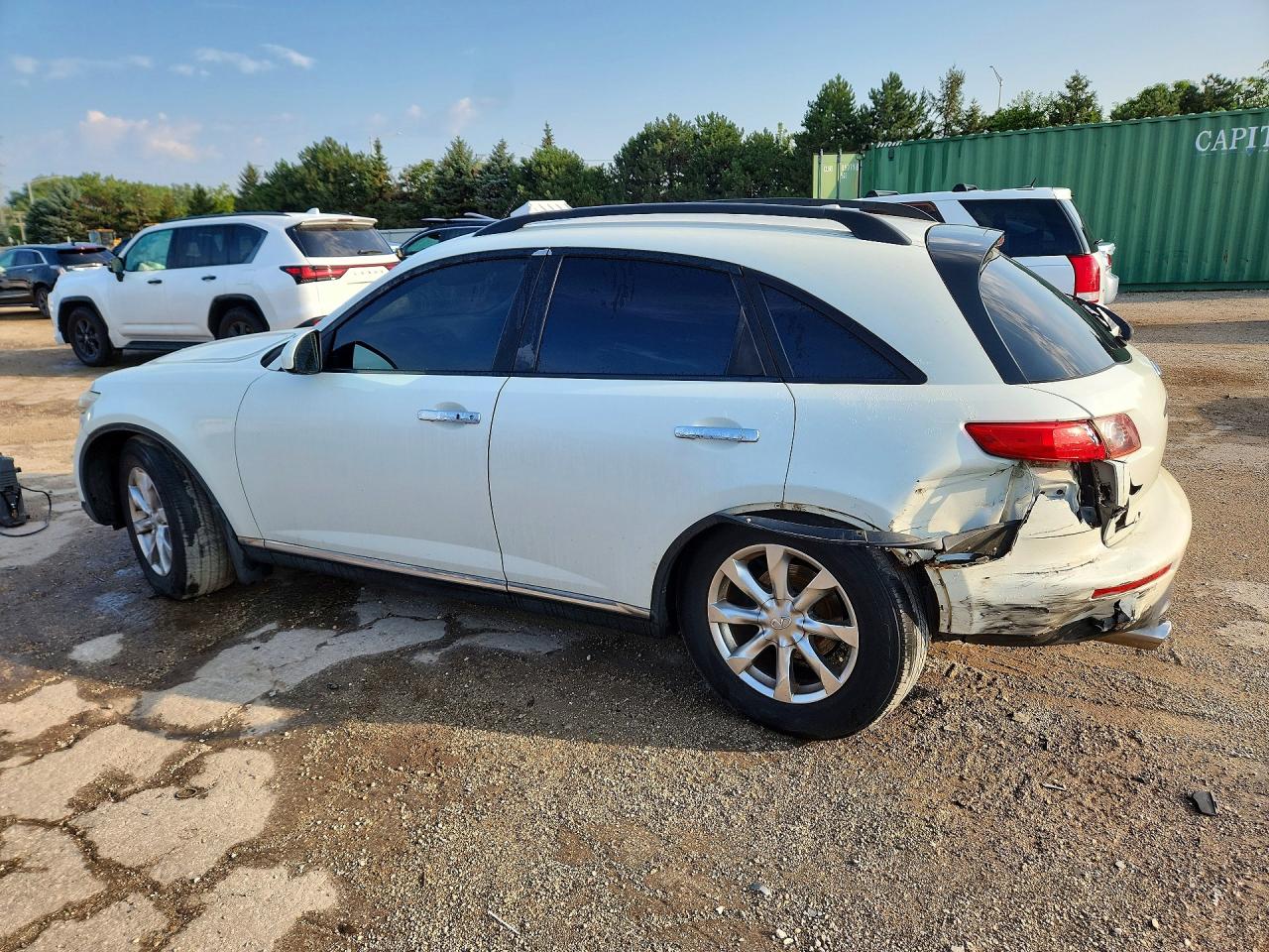 2007 Infiniti Fx35 Base Белый vin: JNRAS08U07X101997