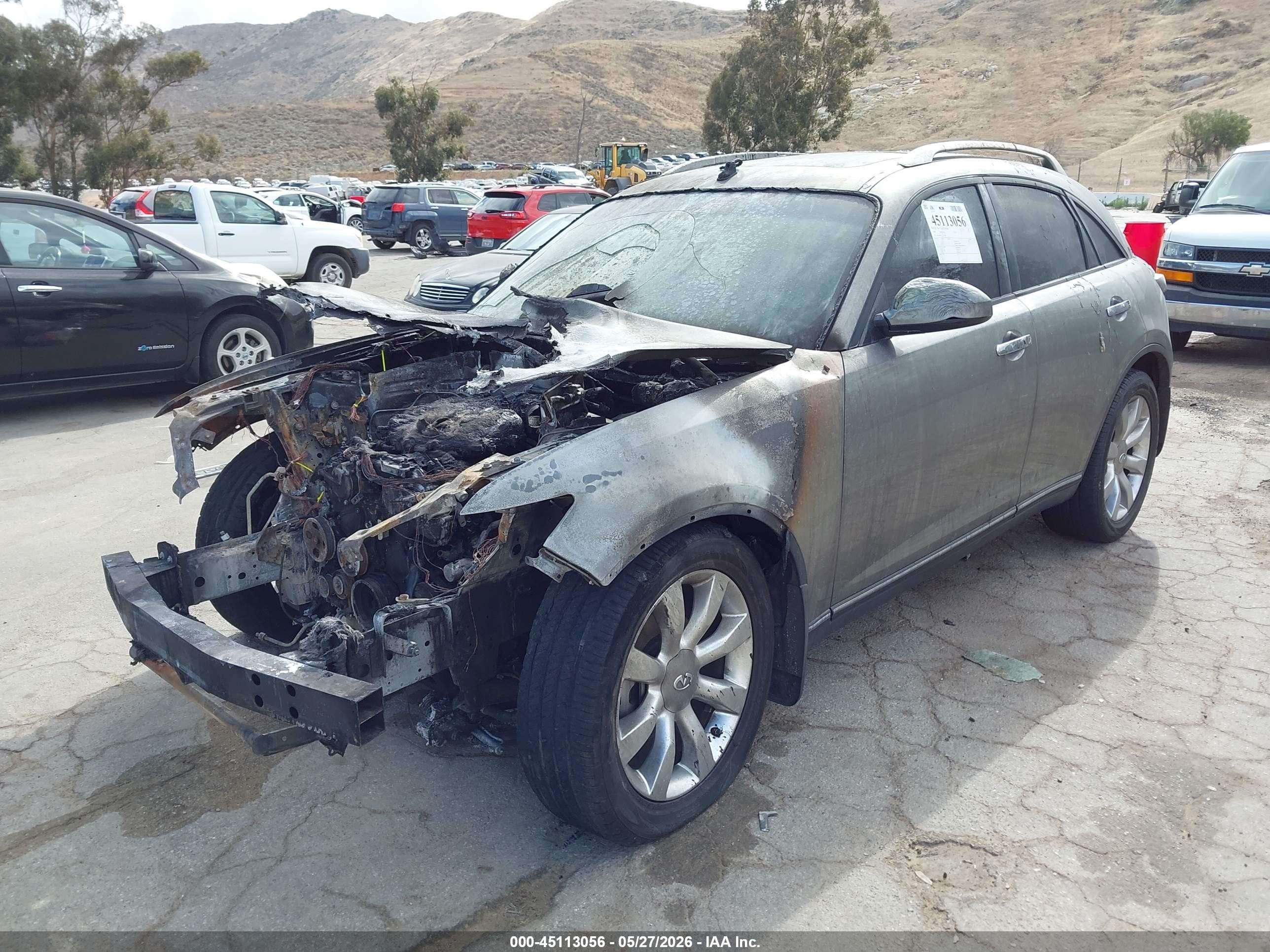 2005 Infiniti Fx35   Gray vin: JNRAS08U15X102069