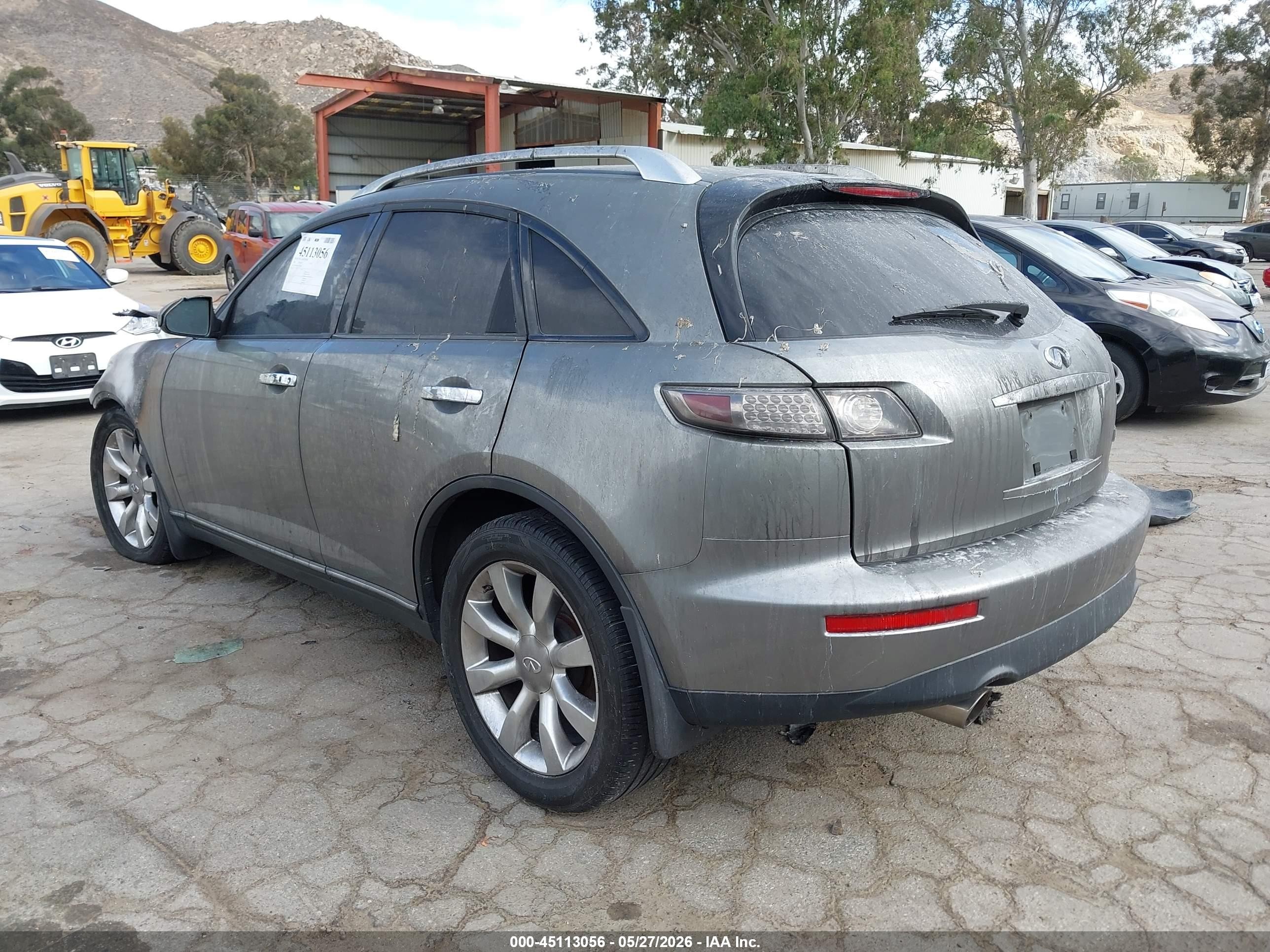 2005 Infiniti Fx35   Gray vin: JNRAS08U15X102069