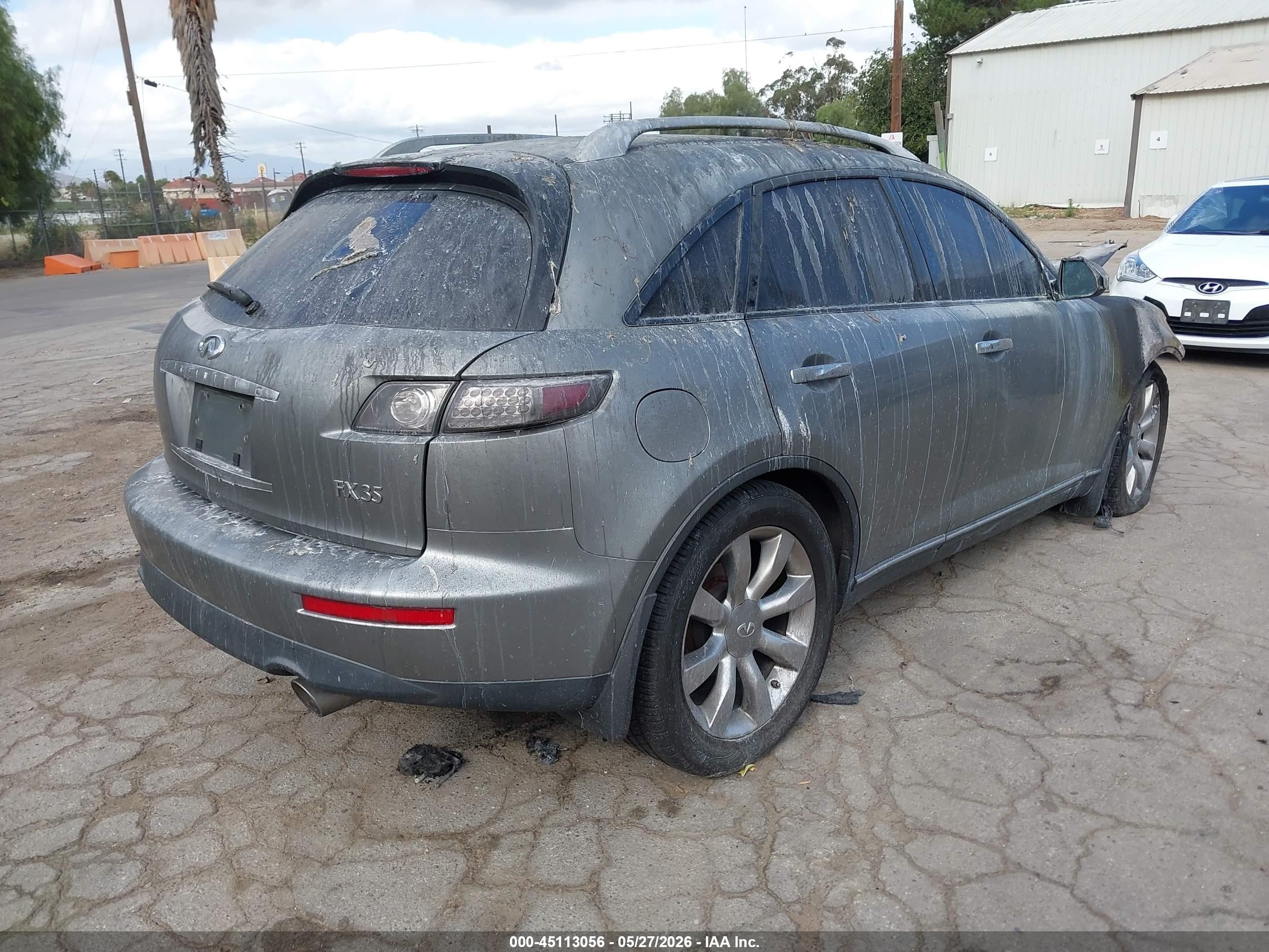 2005 Infiniti Fx35   Gray vin: JNRAS08U15X102069