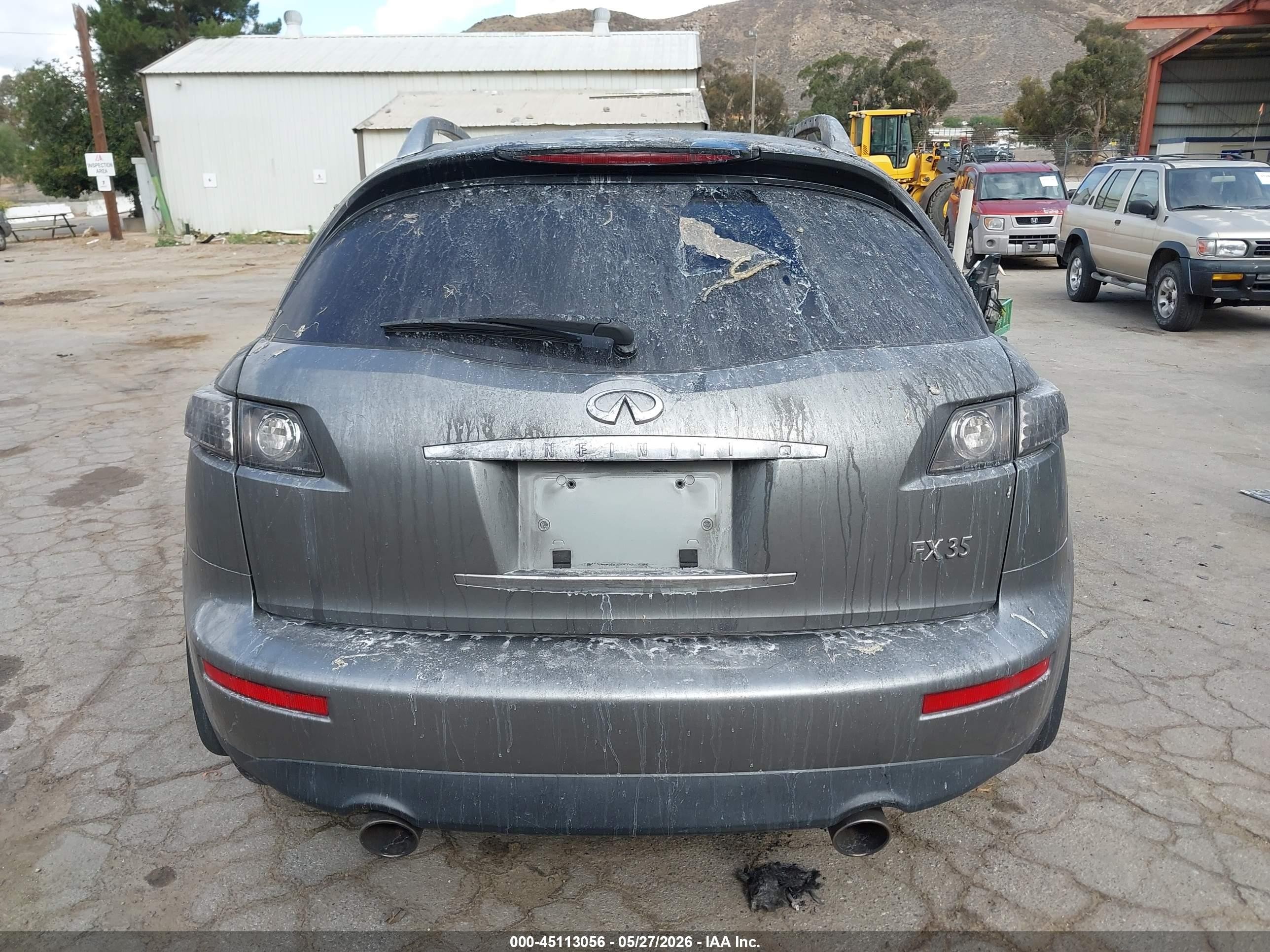 2005 Infiniti Fx35   Gray vin: JNRAS08U15X102069