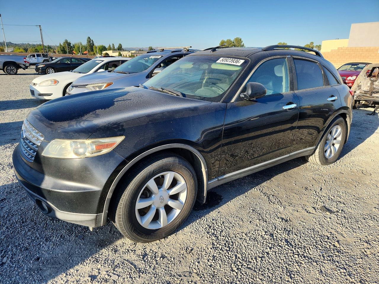 2005 Infiniti Fx35 Base Black vin: JNRAS08U15X109698