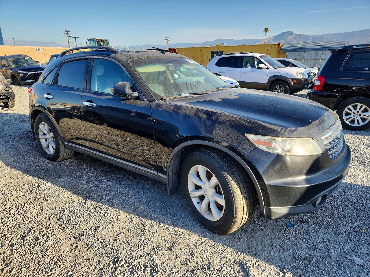 2005 Infiniti Fx35 Base Black vin: JNRAS08U15X109698