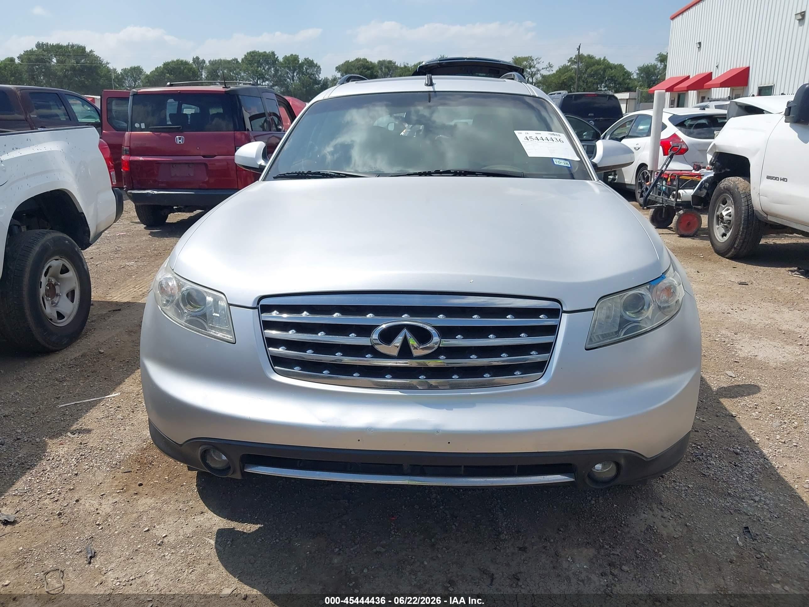 2006 Infiniti Fx35   Silver vin: JNRAS08U16X102994