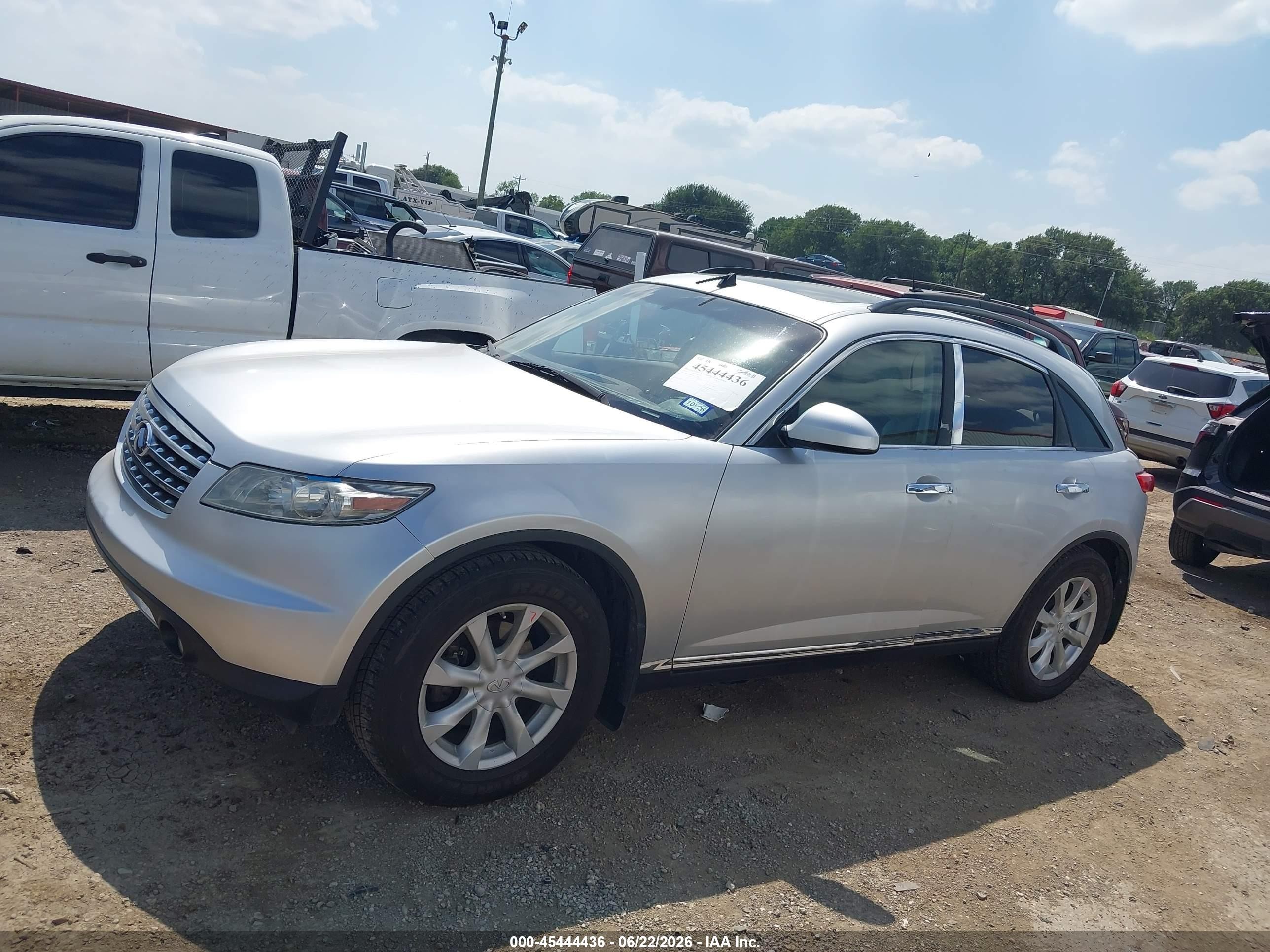 2006 Infiniti Fx35   Silver vin: JNRAS08U16X102994
