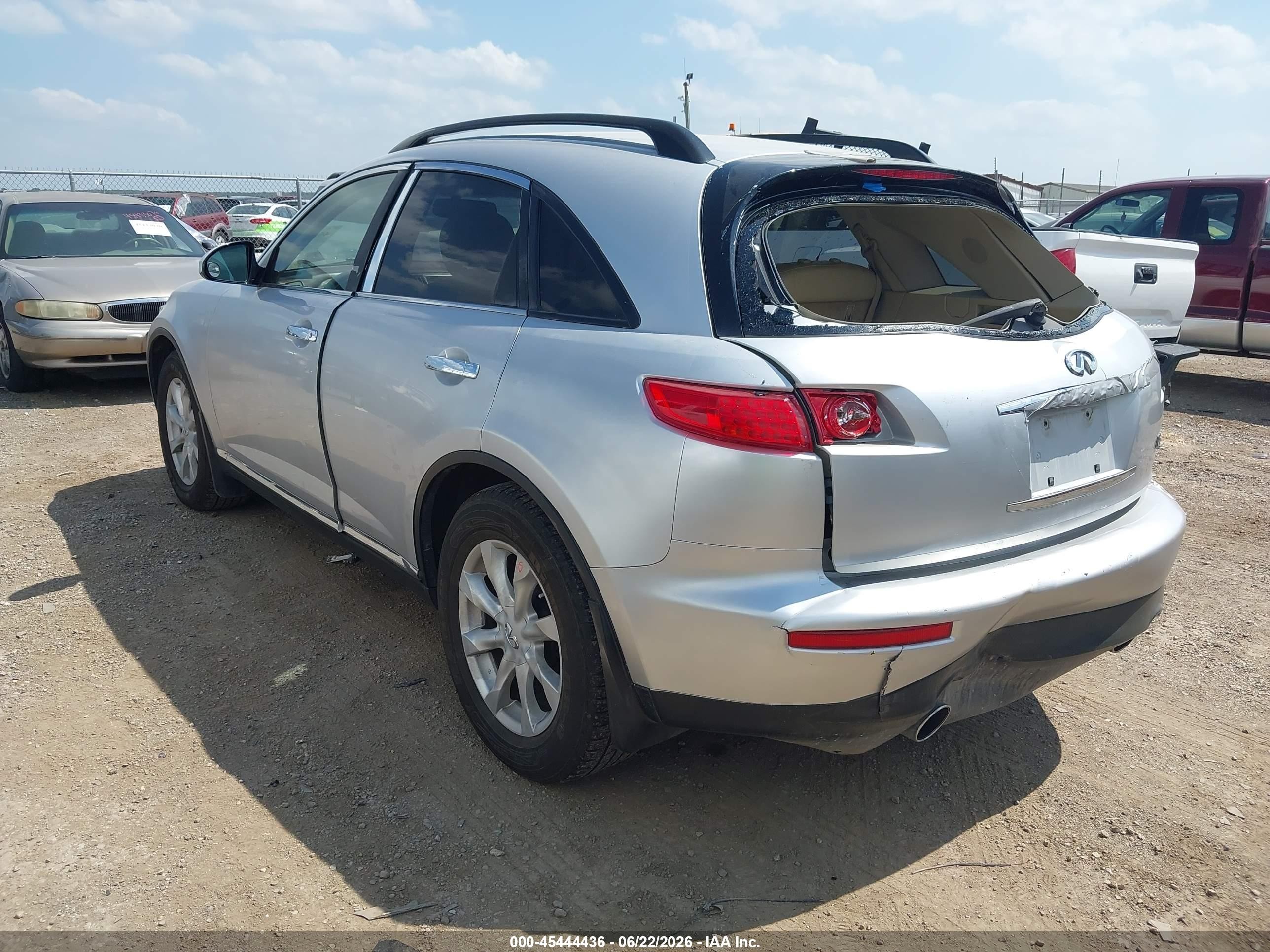 2006 Infiniti Fx35   Silver vin: JNRAS08U16X102994