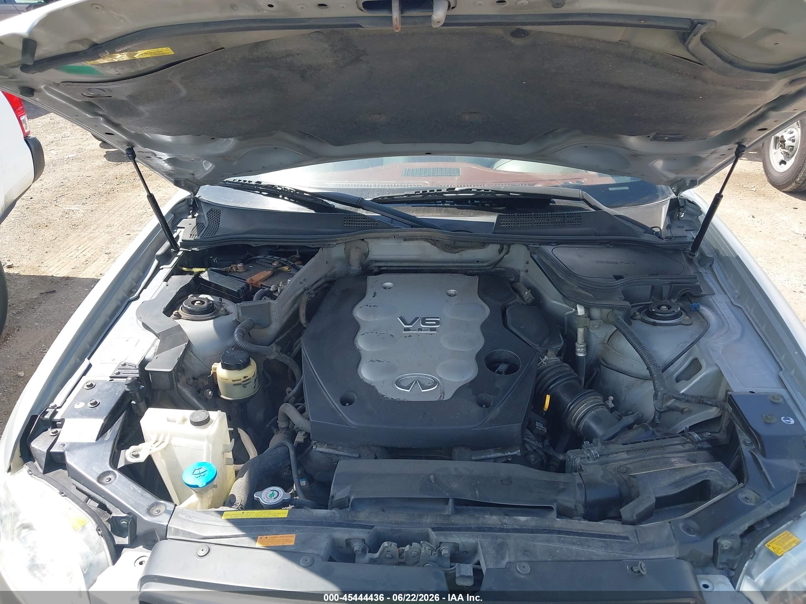 2006 Infiniti Fx35   Silver vin: JNRAS08U16X102994