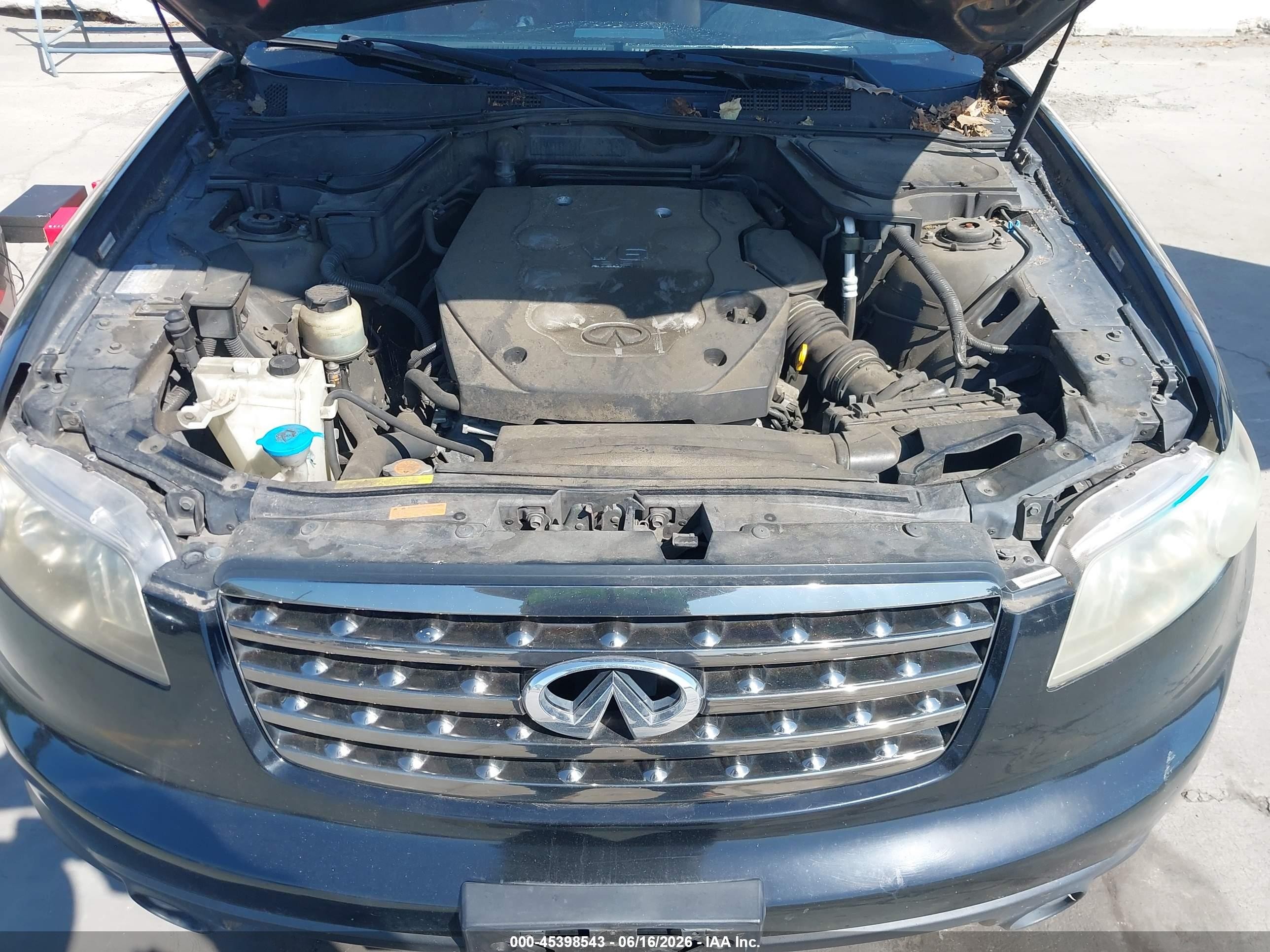 2008 Infiniti Fx35   Черный vin: JNRAS08U18X102027