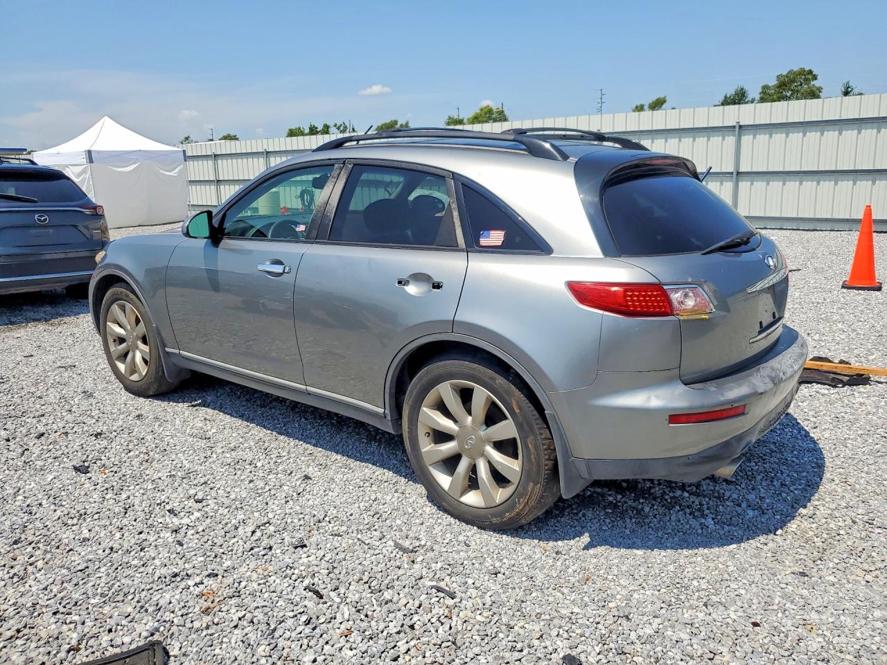 2003 Infiniti Fx35 Base Silver vin: JNRAS08U23X001054