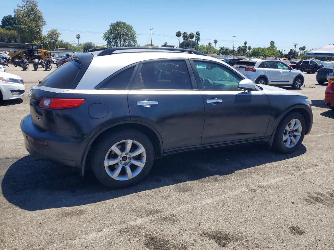 2005 Infiniti Fx35 Base Silver vin: JNRAS08U25X104025