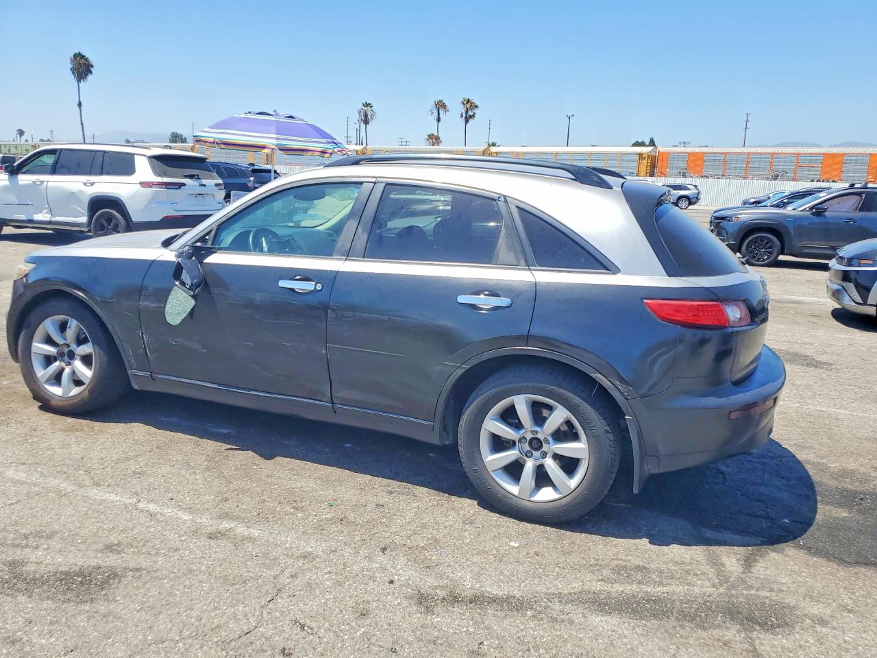 2005 Infiniti Fx35 Base Silver vin: JNRAS08U25X104025