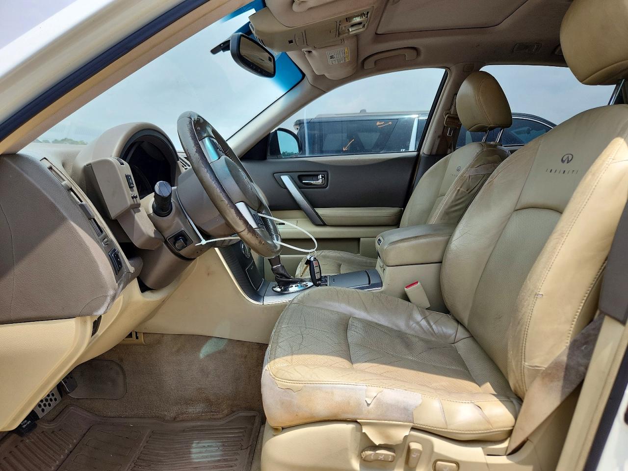 2006 Infiniti Fx35 Base White vin: JNRAS08U26X100042