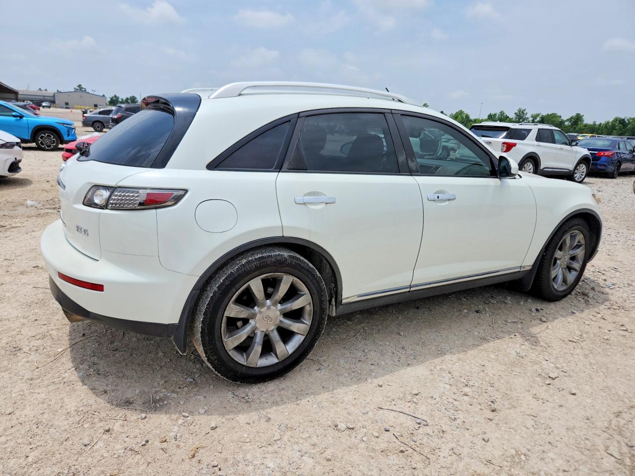 2006 Infiniti Fx35 Base White vin: JNRAS08U26X100042