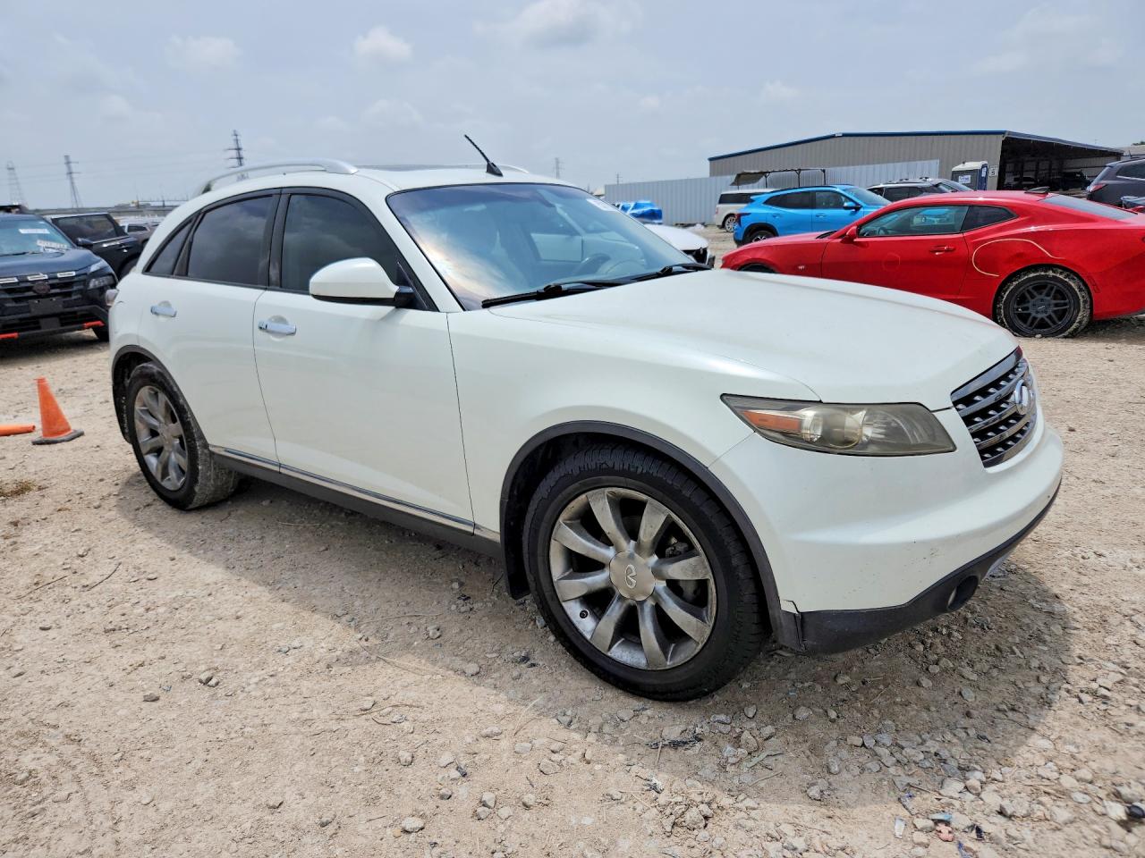 2006 Infiniti Fx35 Base White vin: JNRAS08U26X100042