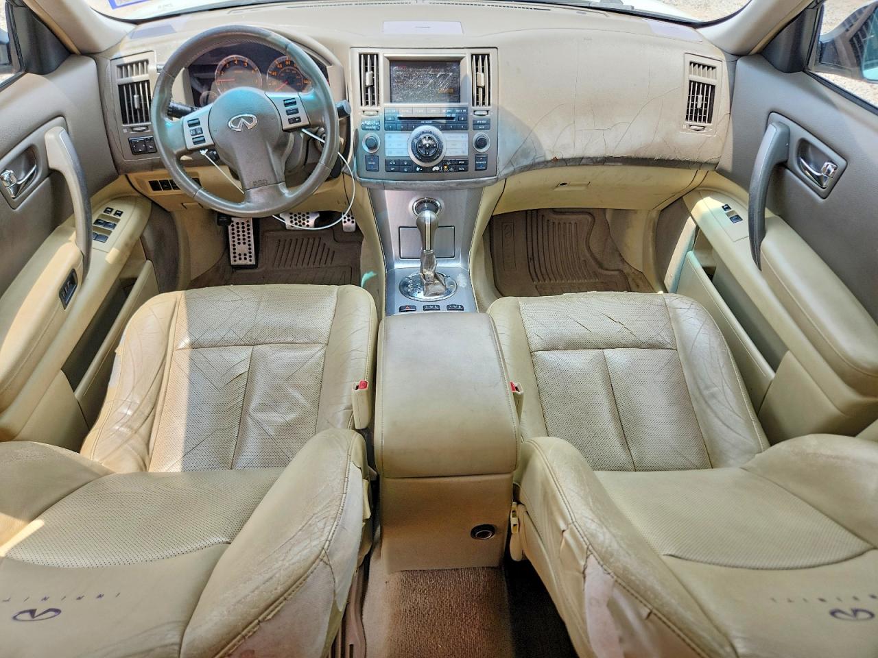 2006 Infiniti Fx35 Base White vin: JNRAS08U26X100042