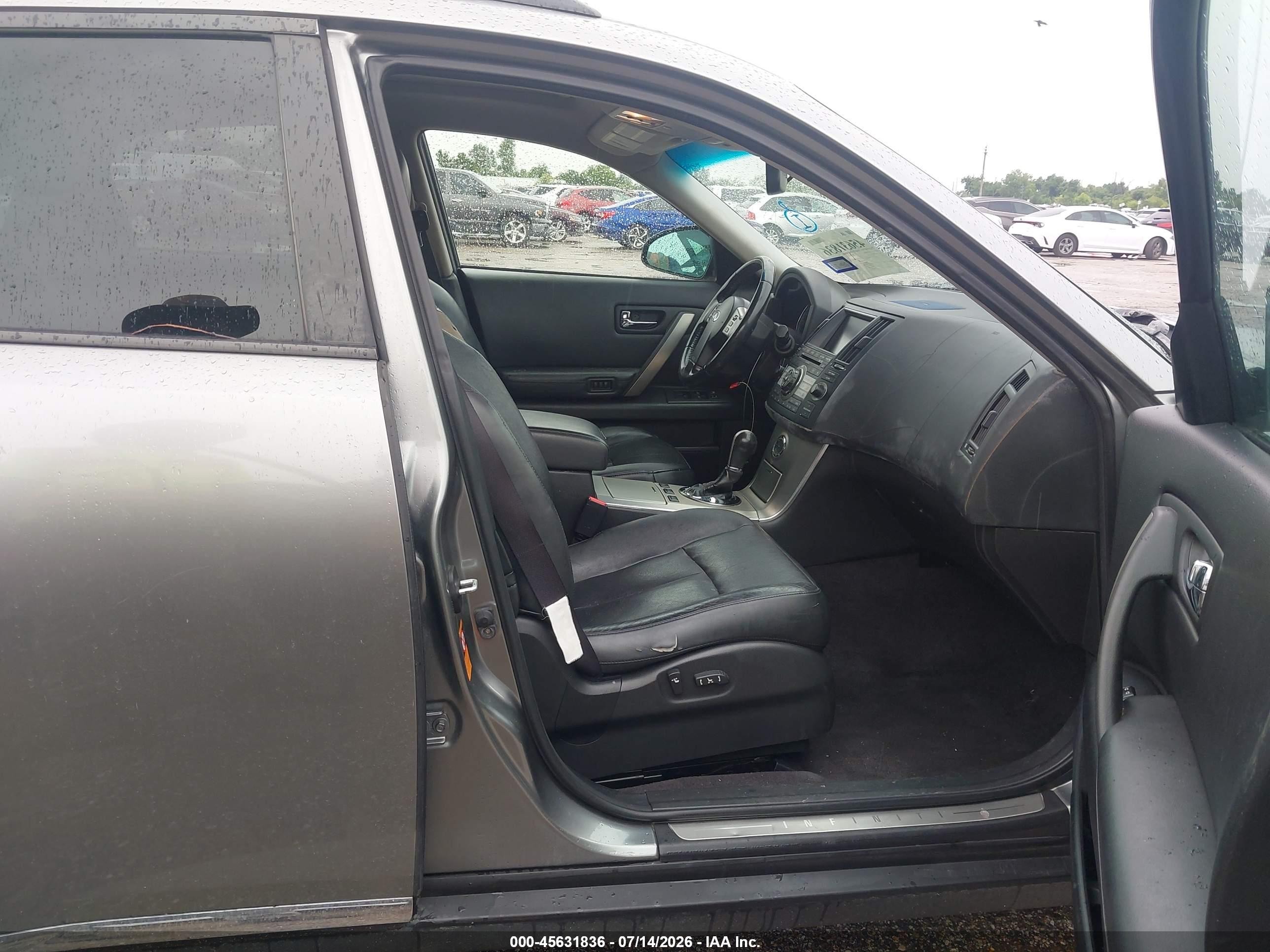 2007 Infiniti Fx35   Light Blue vin: JNRAS08U27X102195