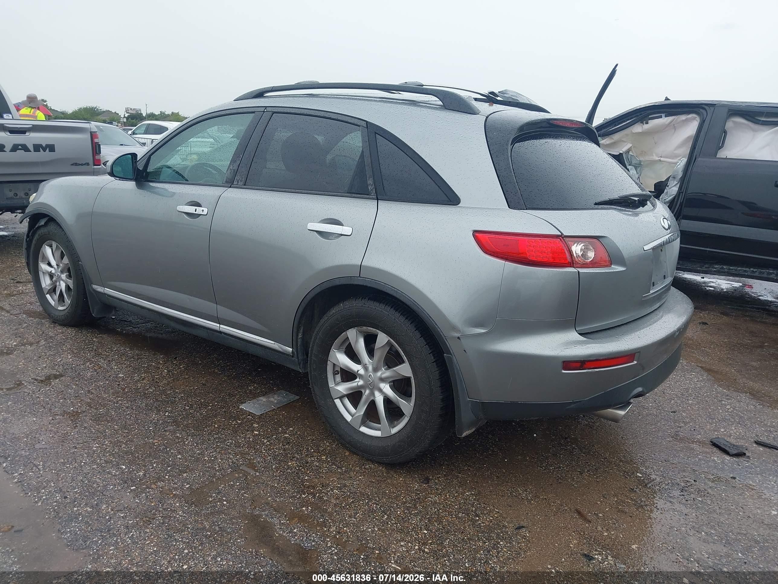 2007 Infiniti Fx35   Light Blue vin: JNRAS08U27X102195