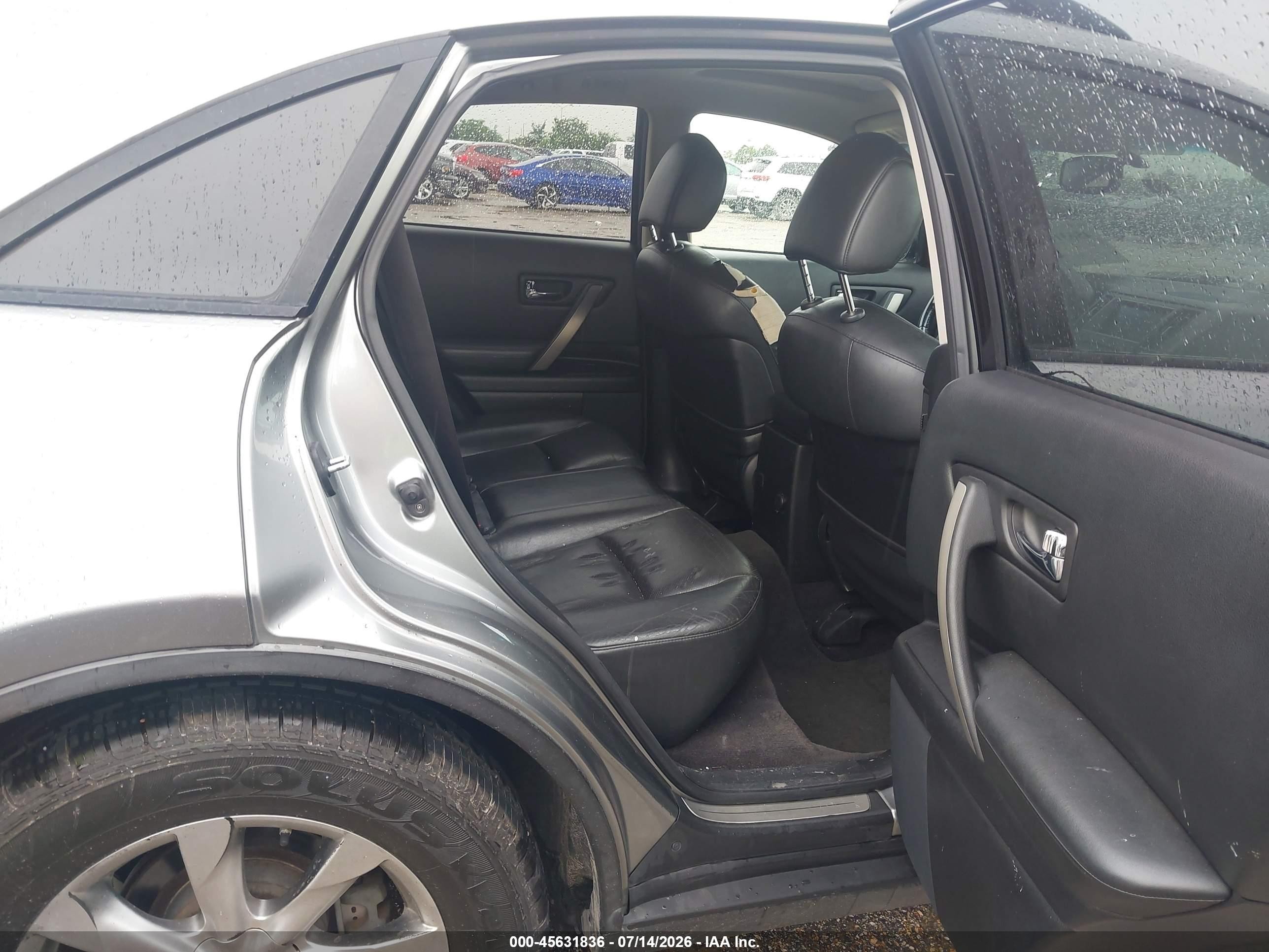 2007 Infiniti Fx35   Light Blue vin: JNRAS08U27X102195