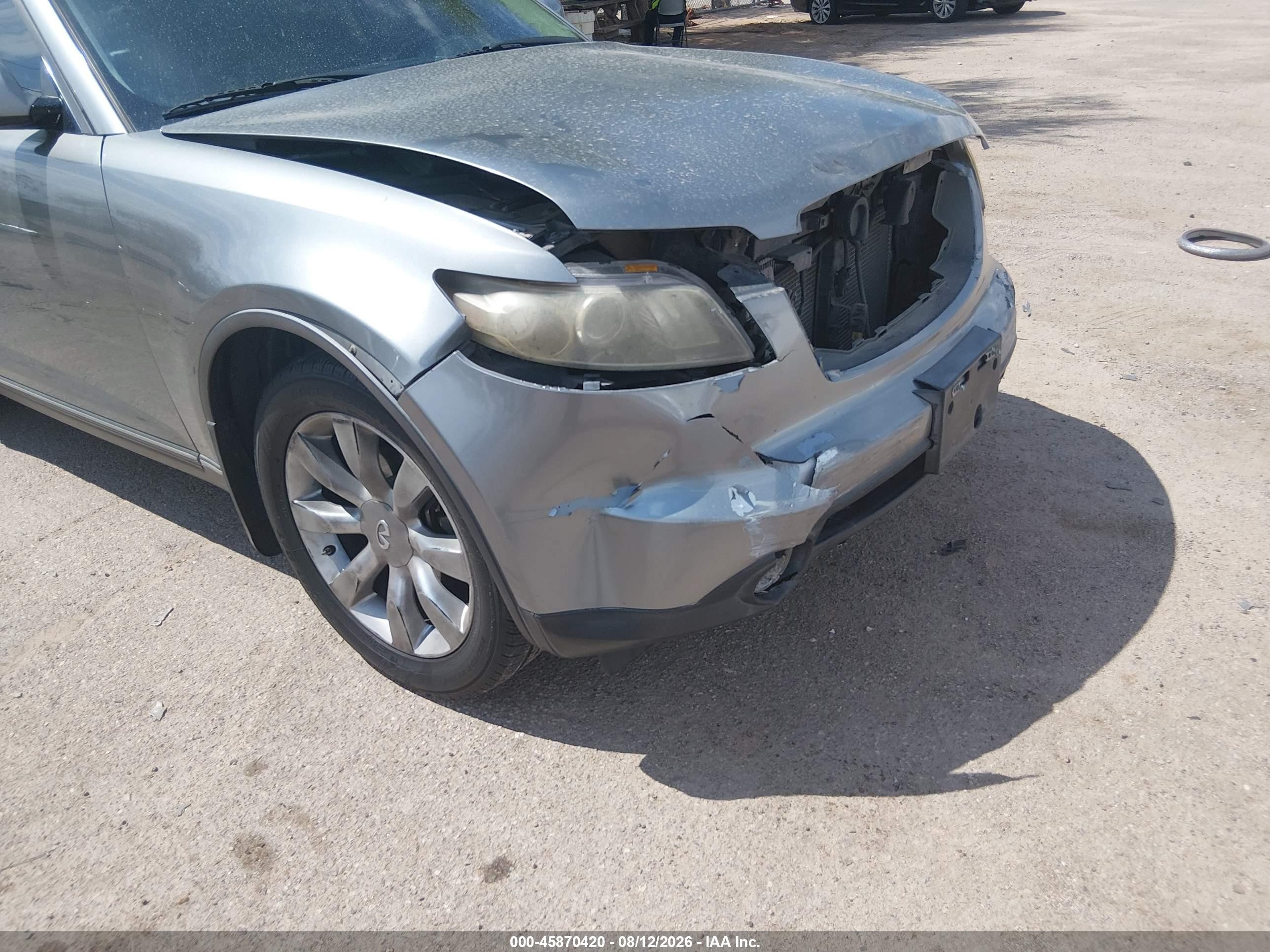 2005 Infiniti Fx35   Gray vin: JNRAS08U35X102428