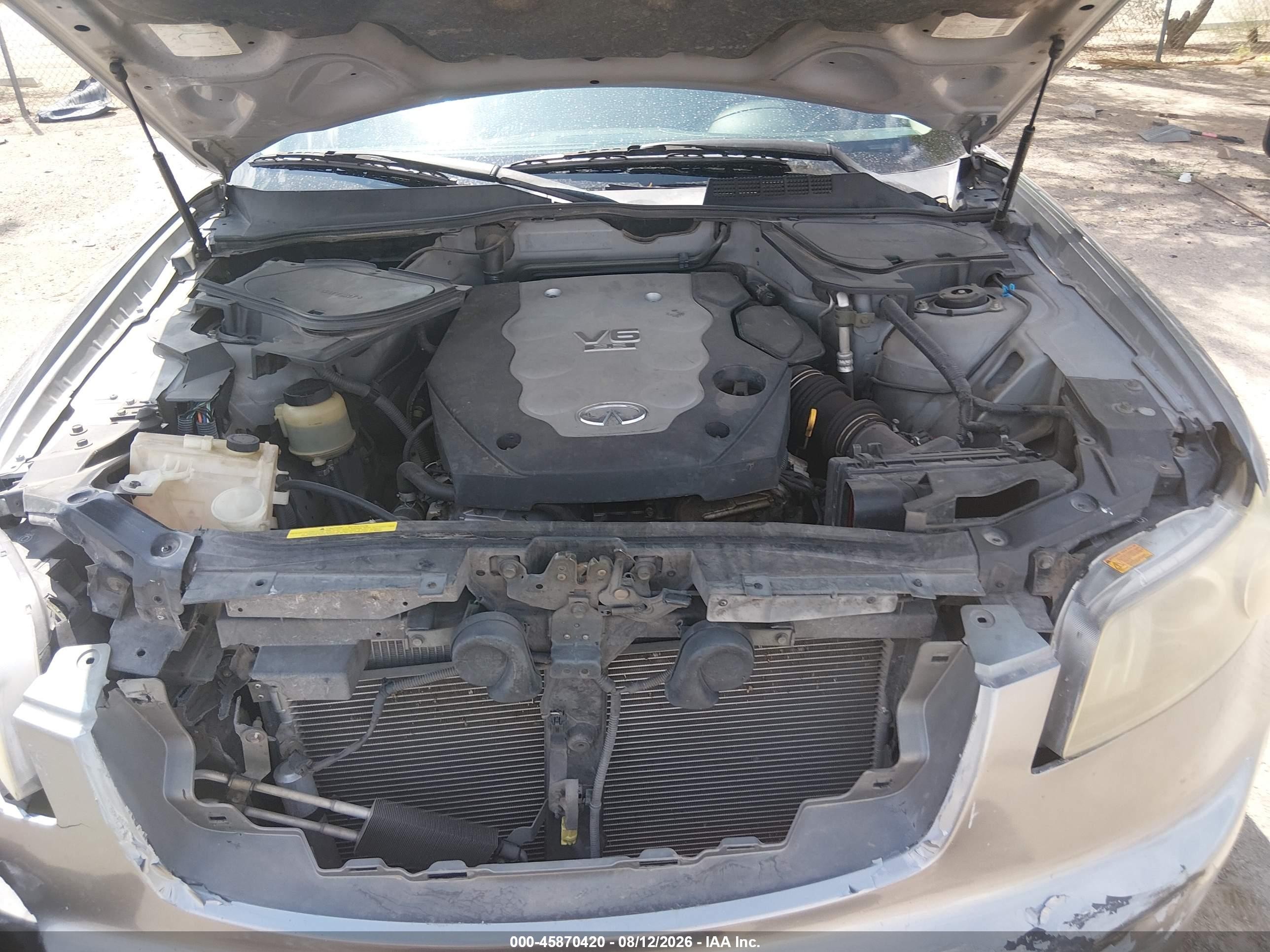 2005 Infiniti Fx35   Gray vin: JNRAS08U35X102428