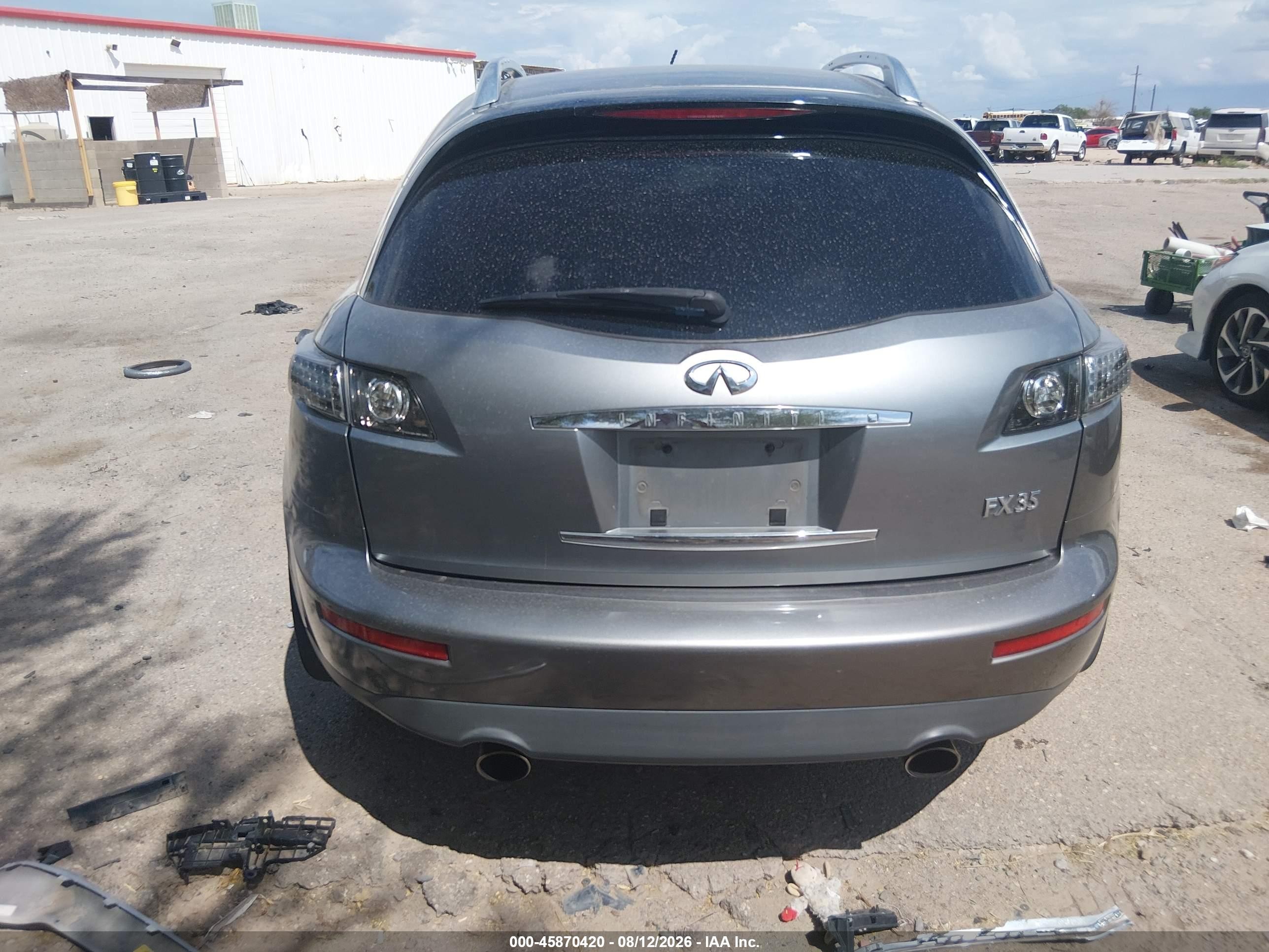 2005 Infiniti Fx35   Gray vin: JNRAS08U35X102428