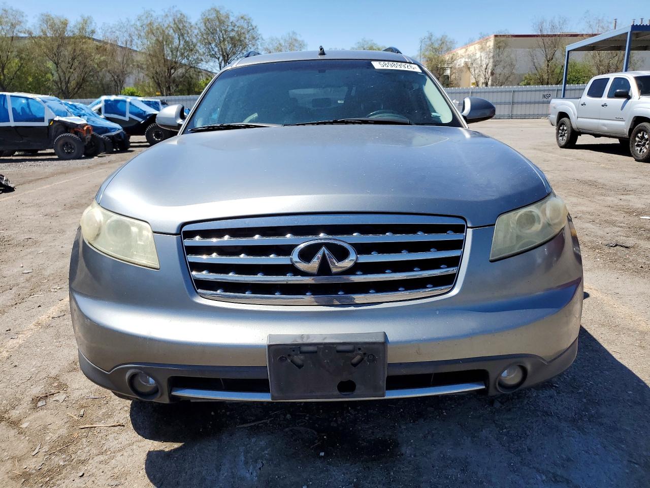 2007 Infiniti Fx35 Base Gray vin: JNRAS08U37X100939