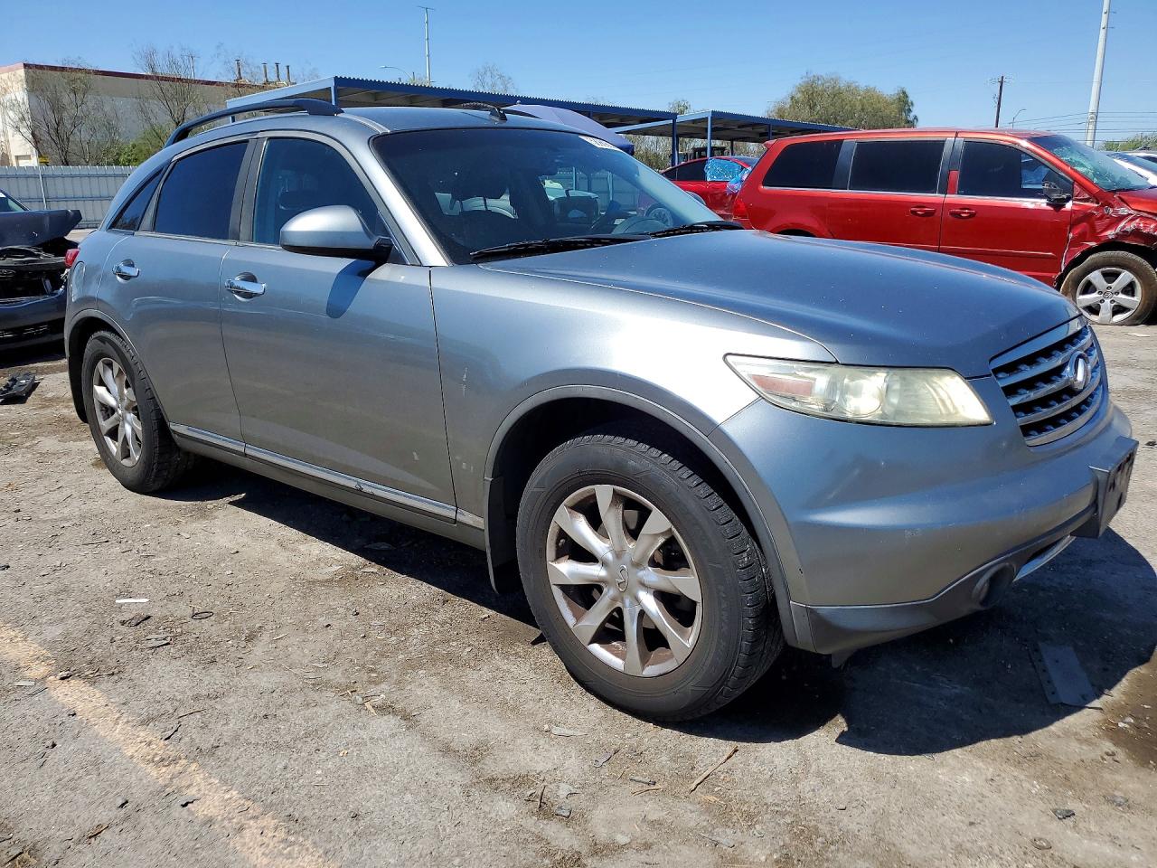 2007 Infiniti Fx35 Base Gray vin: JNRAS08U37X100939