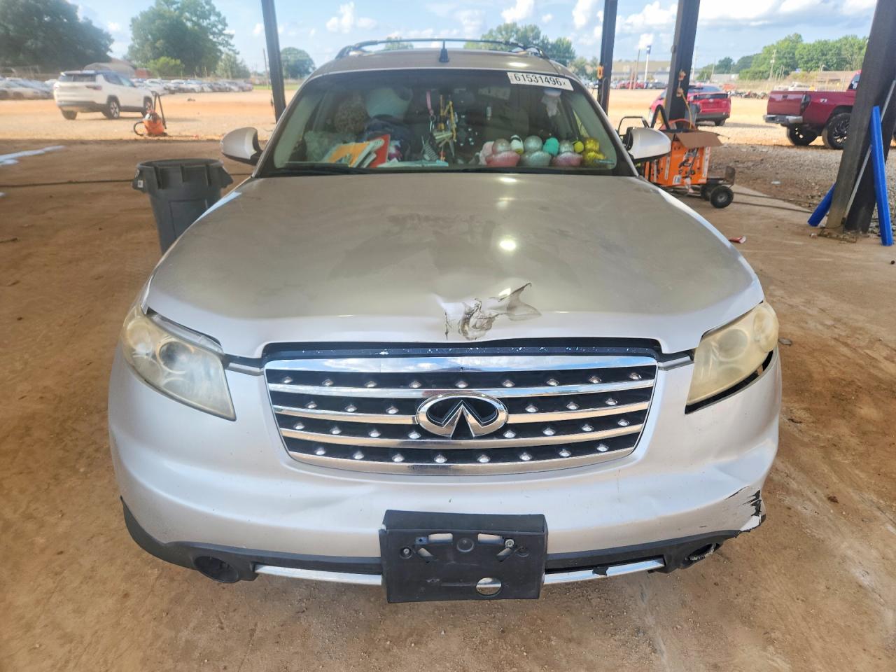 2006 Infiniti Fx35 Base Silver vin: JNRAS08U56X105042
