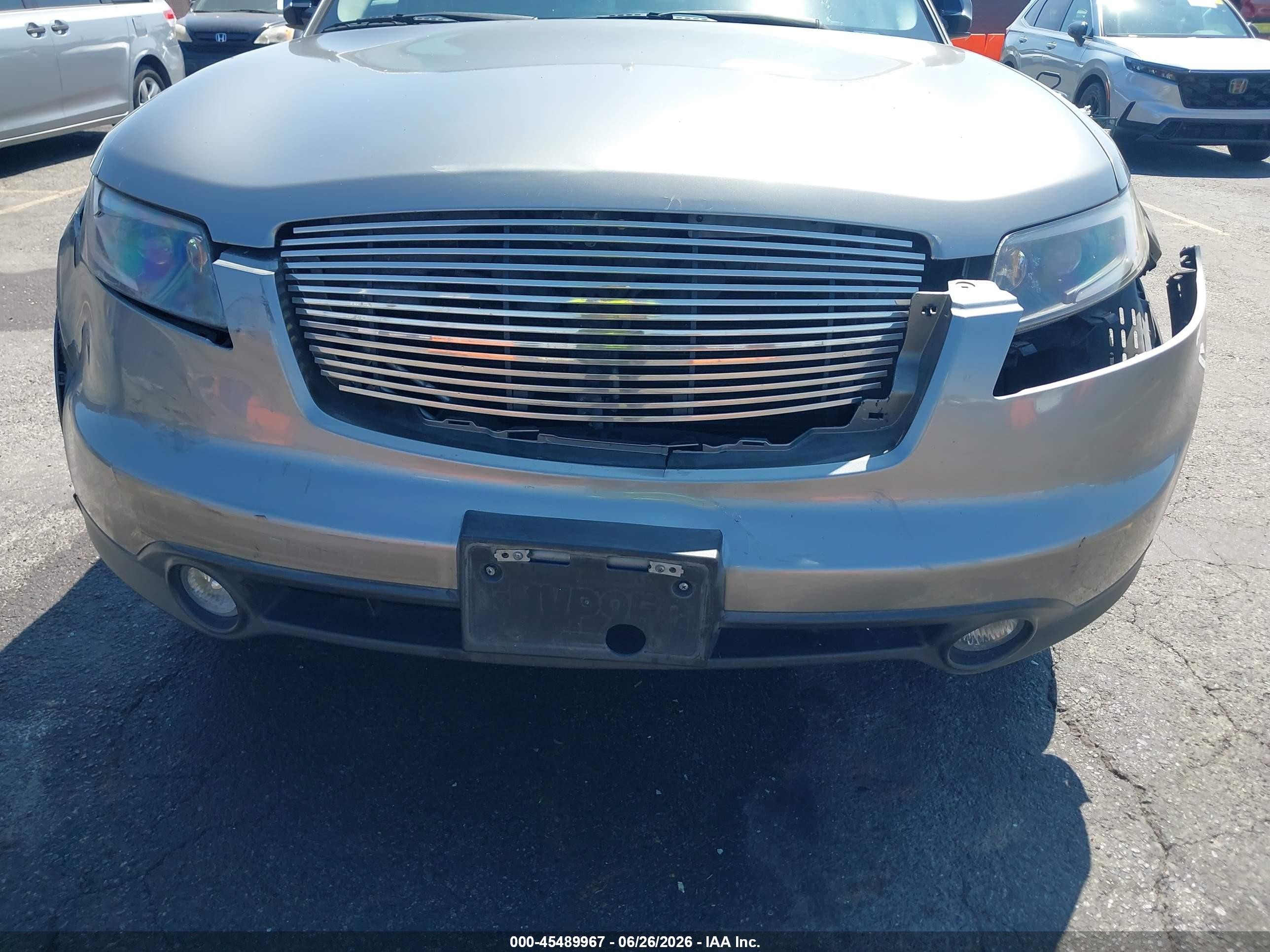 2005 Infiniti Fx35   Gray vin: JNRAS08U65X101225