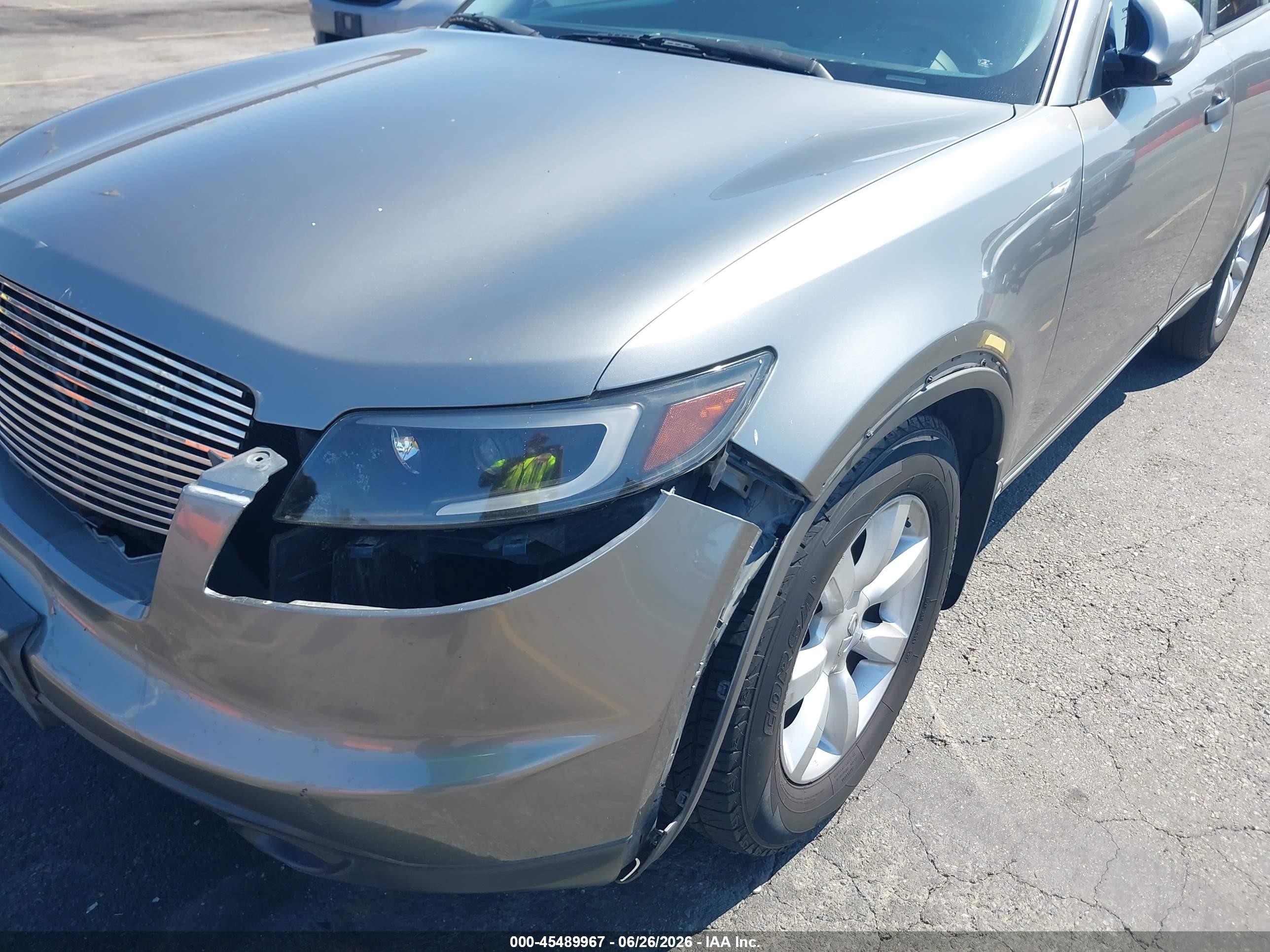 2005 Infiniti Fx35   Gray vin: JNRAS08U65X101225