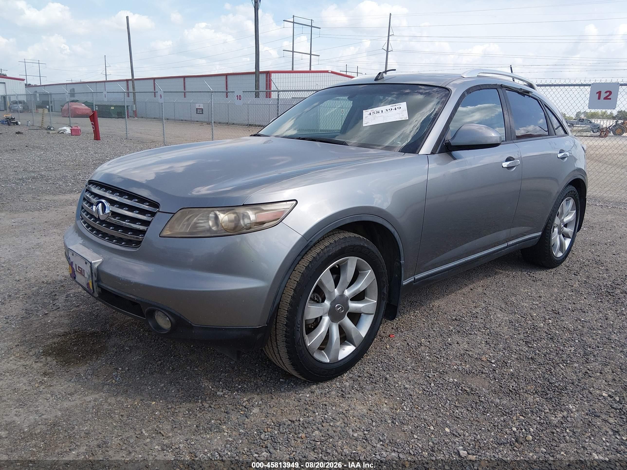 2005 Infiniti Fx35   Gray vin: JNRAS08U65X104707