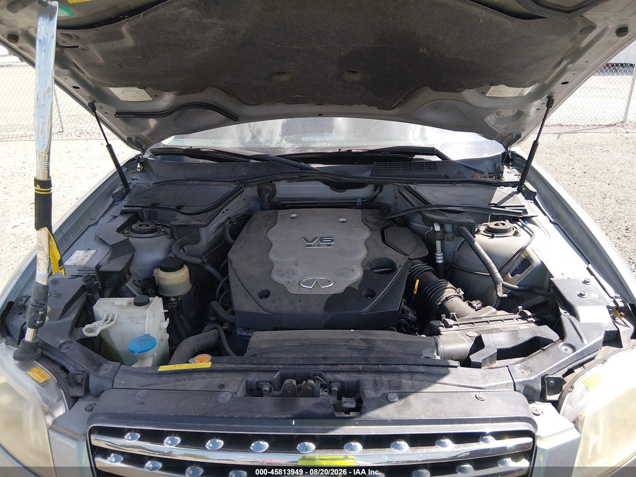 2005 Infiniti Fx35   Gray vin: JNRAS08U65X104707
