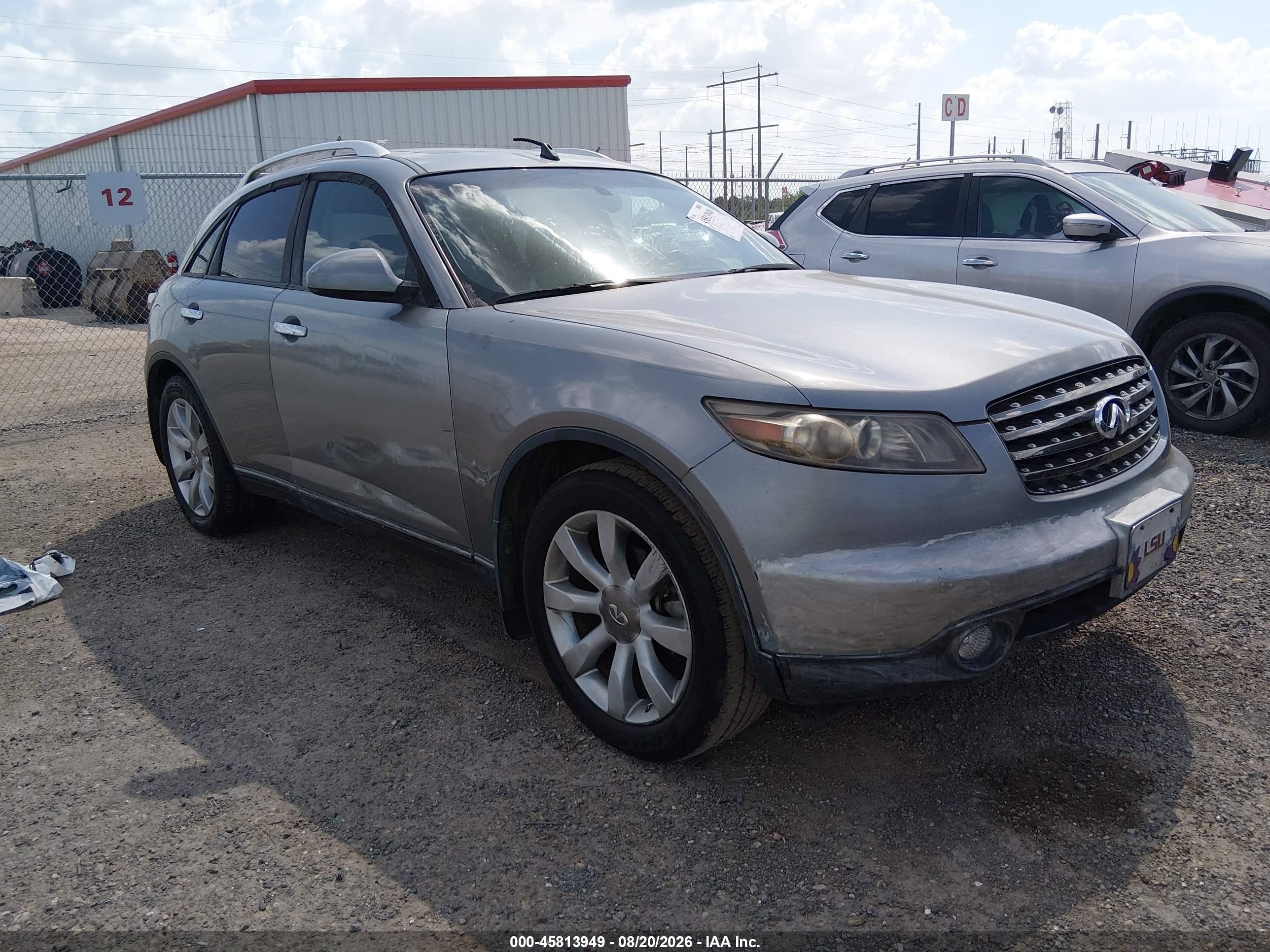 2005 Infiniti Fx35   Gray vin: JNRAS08U65X104707