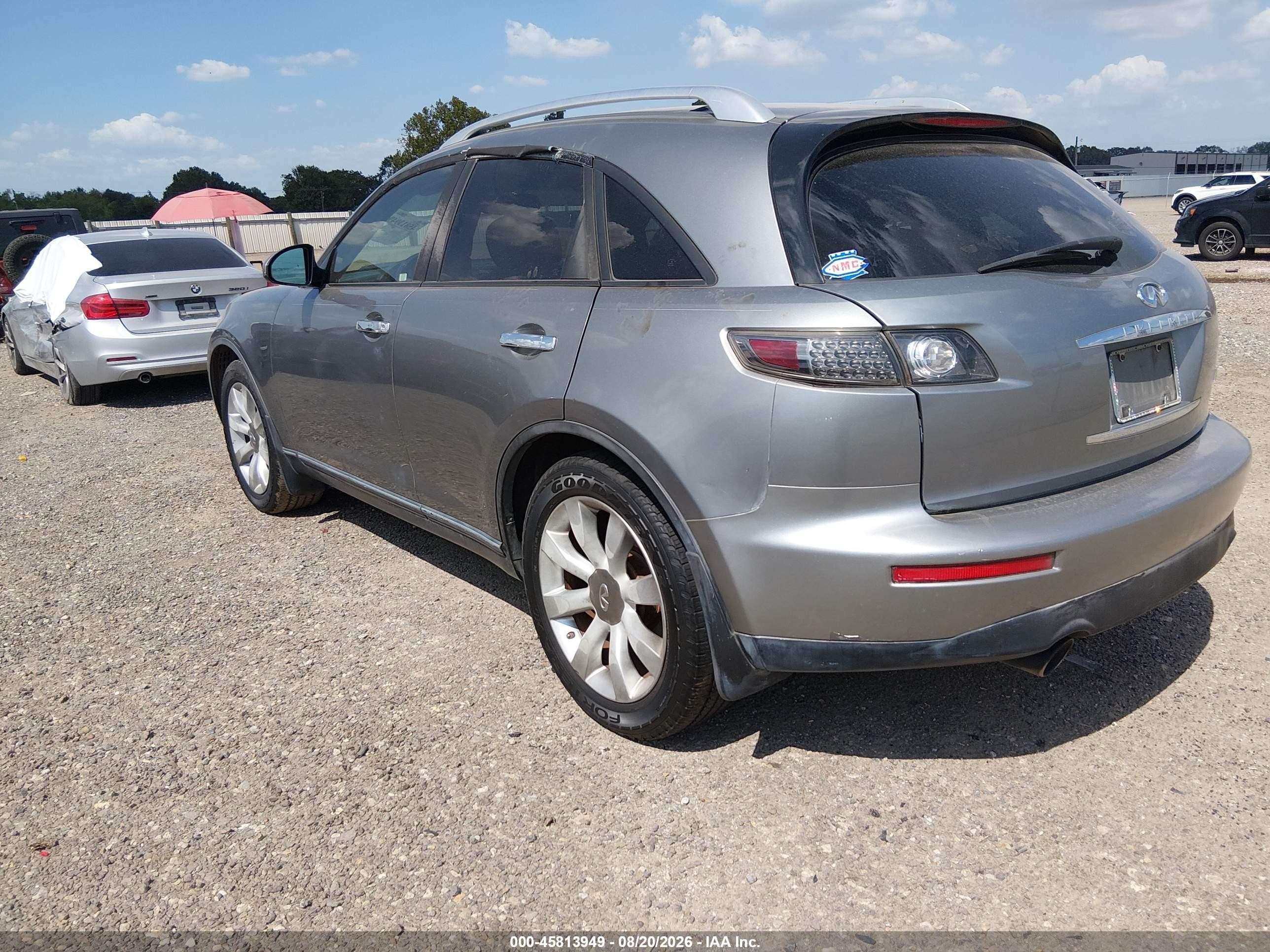 2005 Infiniti Fx35   Gray vin: JNRAS08U65X104707