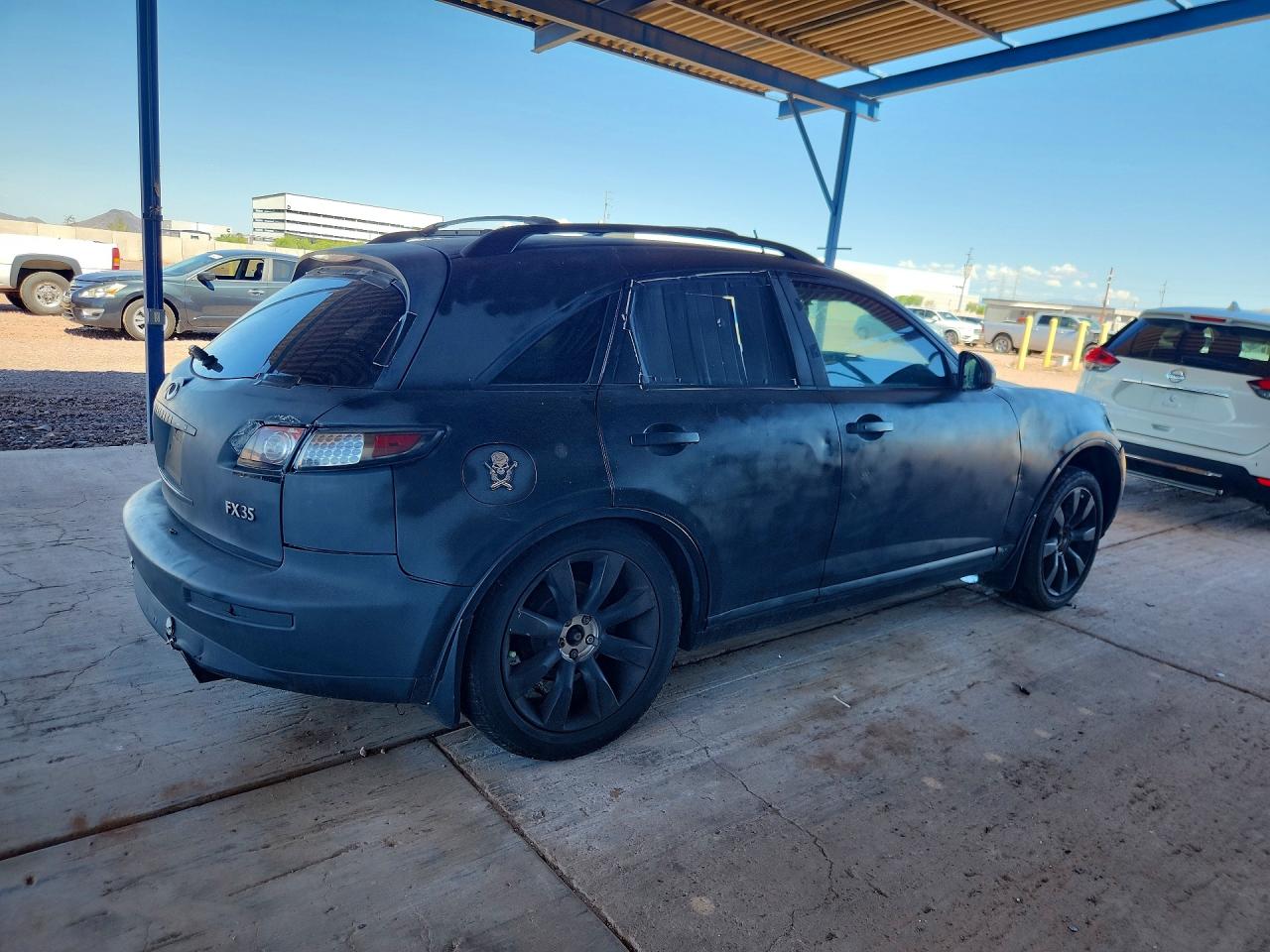 2007 Infiniti Fx35 Base Черный vin: JNRAS08U67X100904