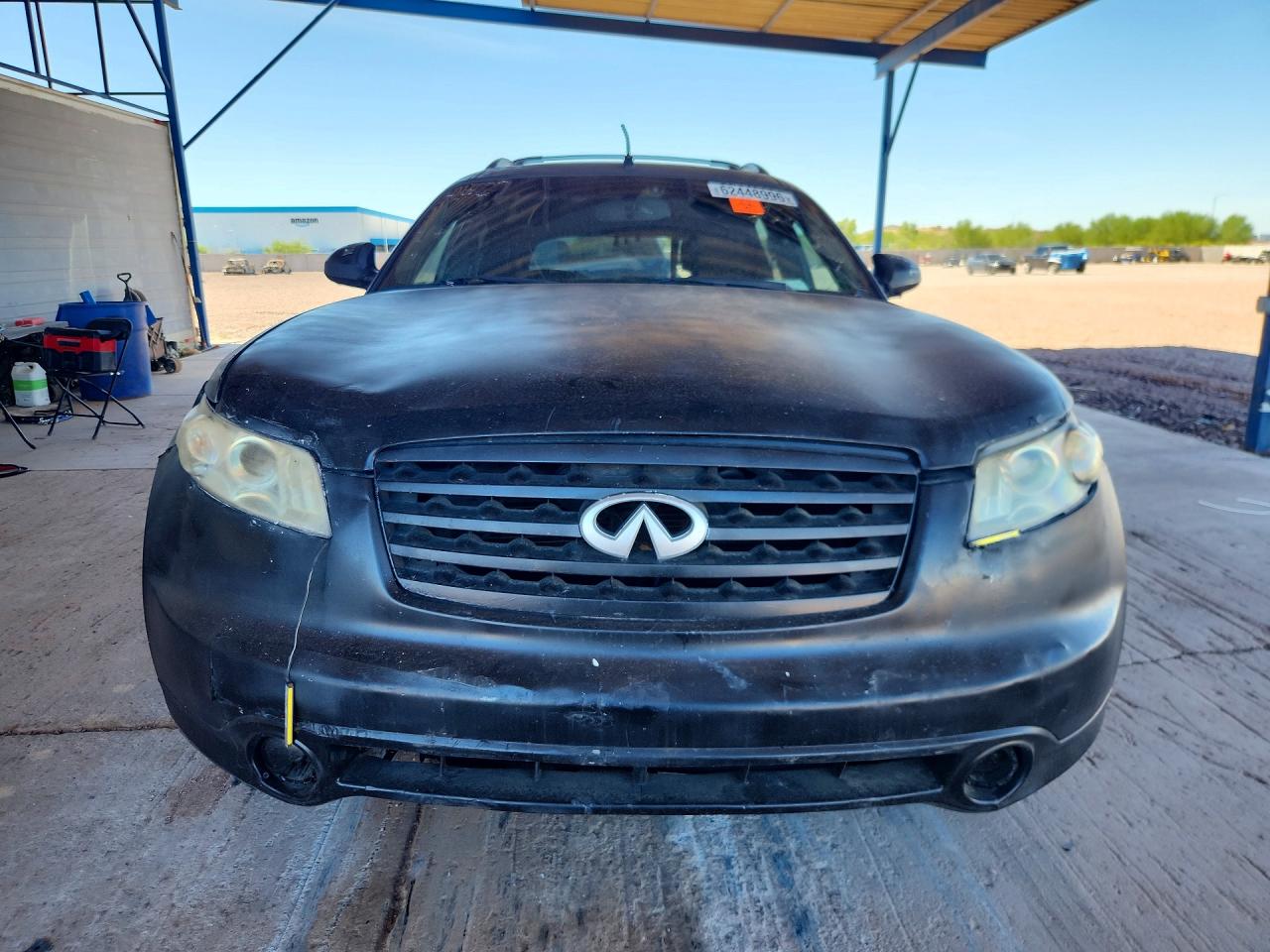 2007 Infiniti Fx35 Base Черный vin: JNRAS08U67X100904