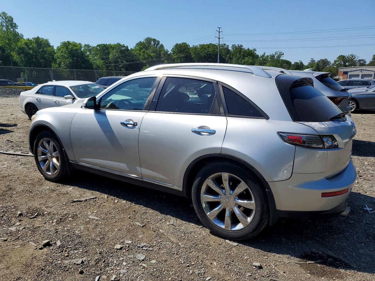 2007 Infiniti Fx35 Base Silver vin: JNRAS08U67X101874