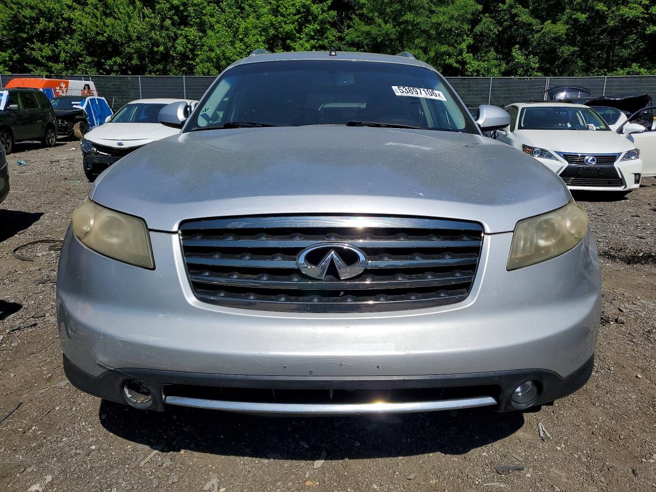 2007 Infiniti Fx35 Base Silver vin: JNRAS08U67X101874